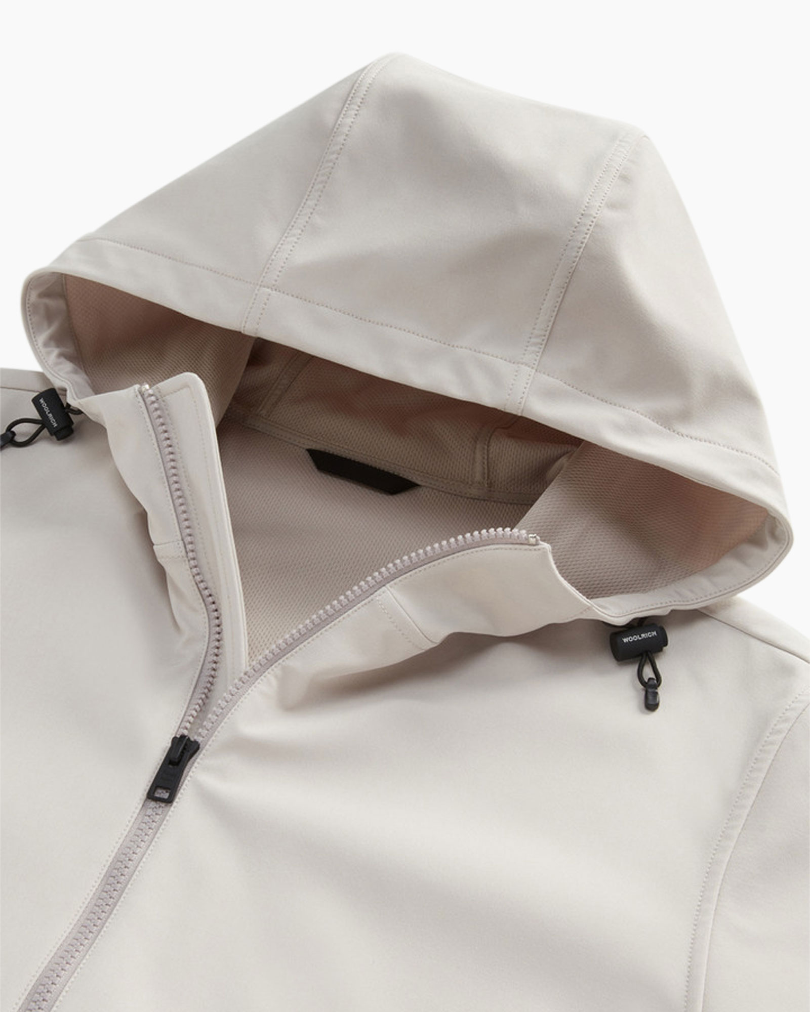 Softshell Jas Soft Shell Full Zip Hoodie Taupe