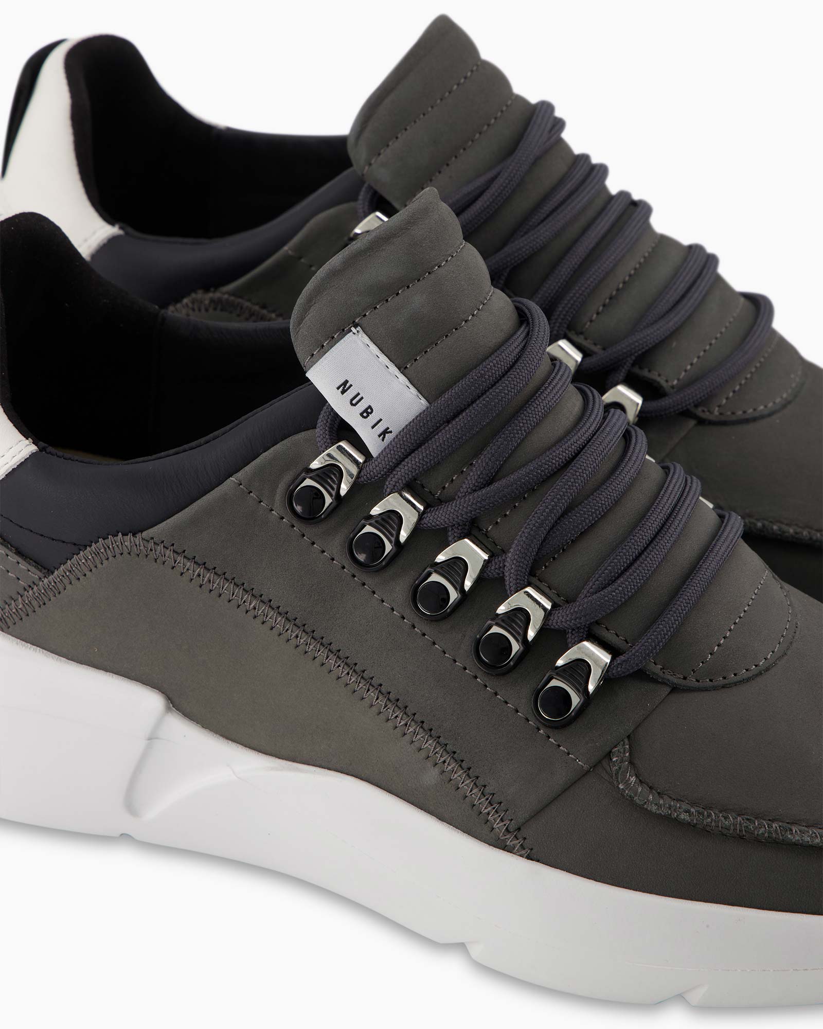 Nubikk Sneaker Roque Roman Donker Grijs