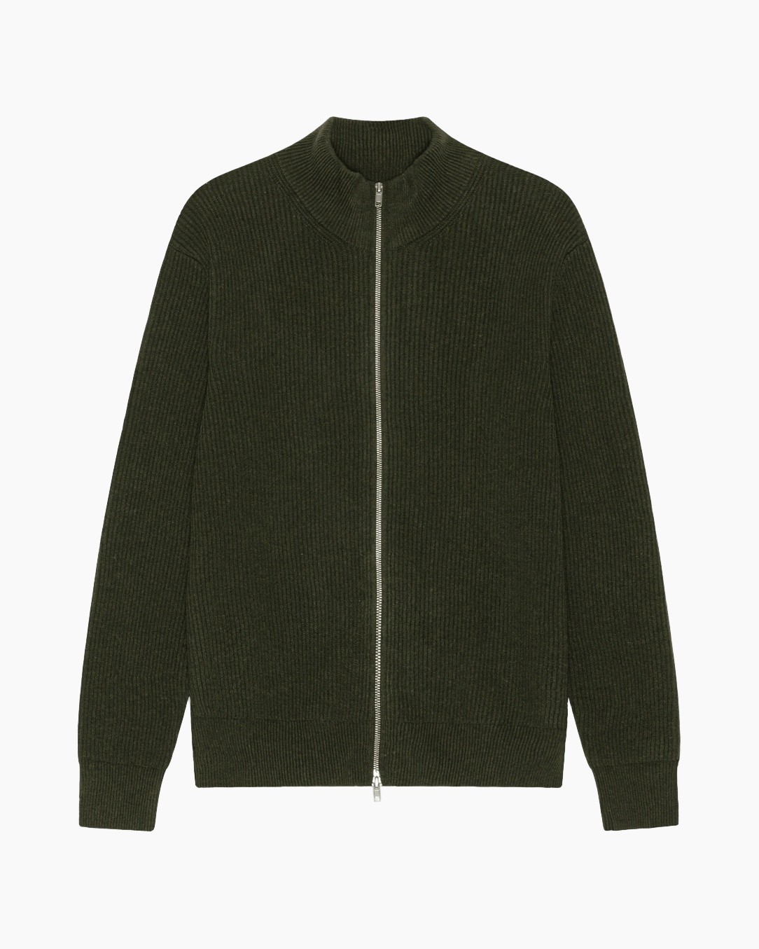 vestiaire, rits, brei, donkergroen, ribbel