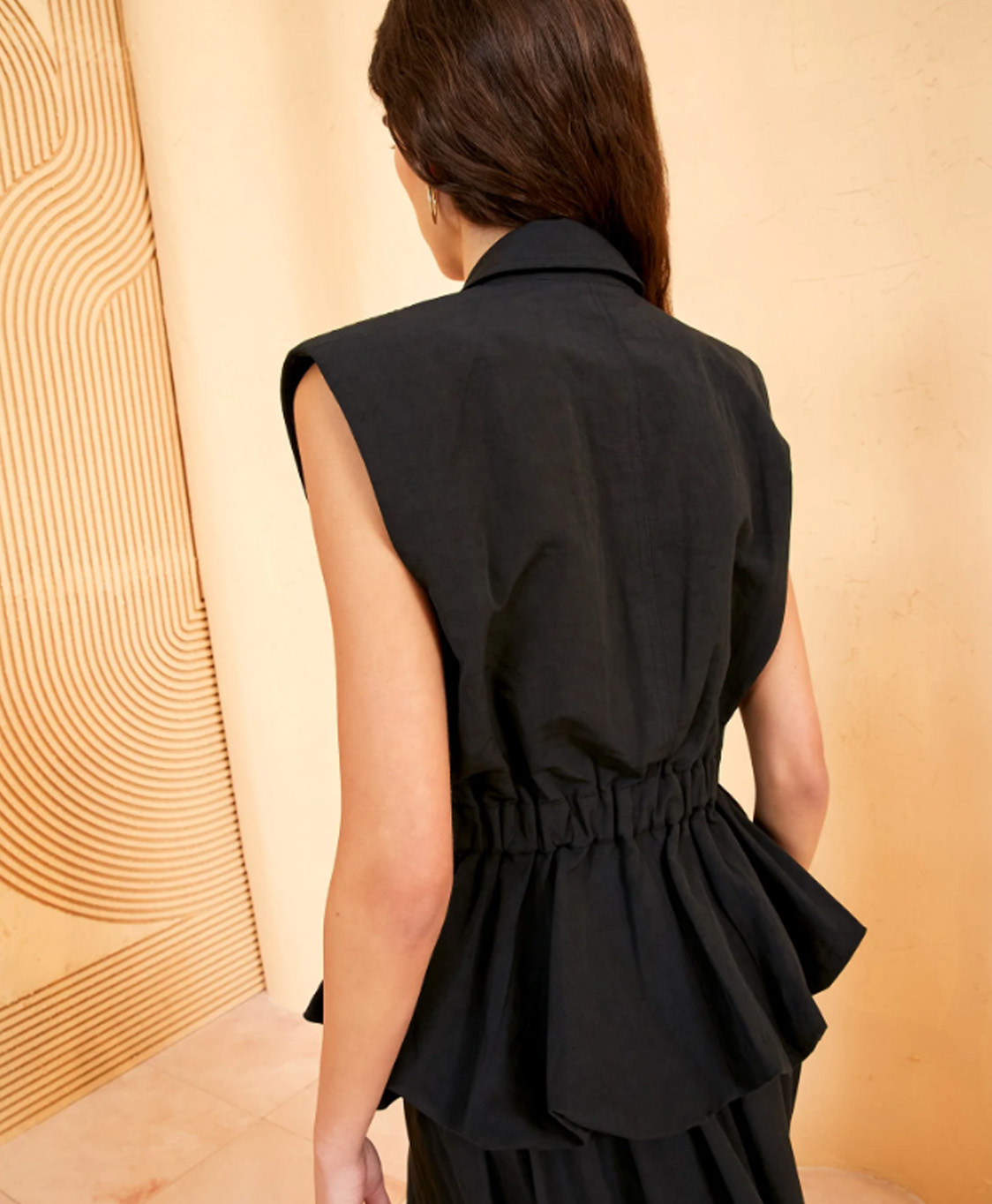 Ulla Johnson Gilet Beatriz Zwart