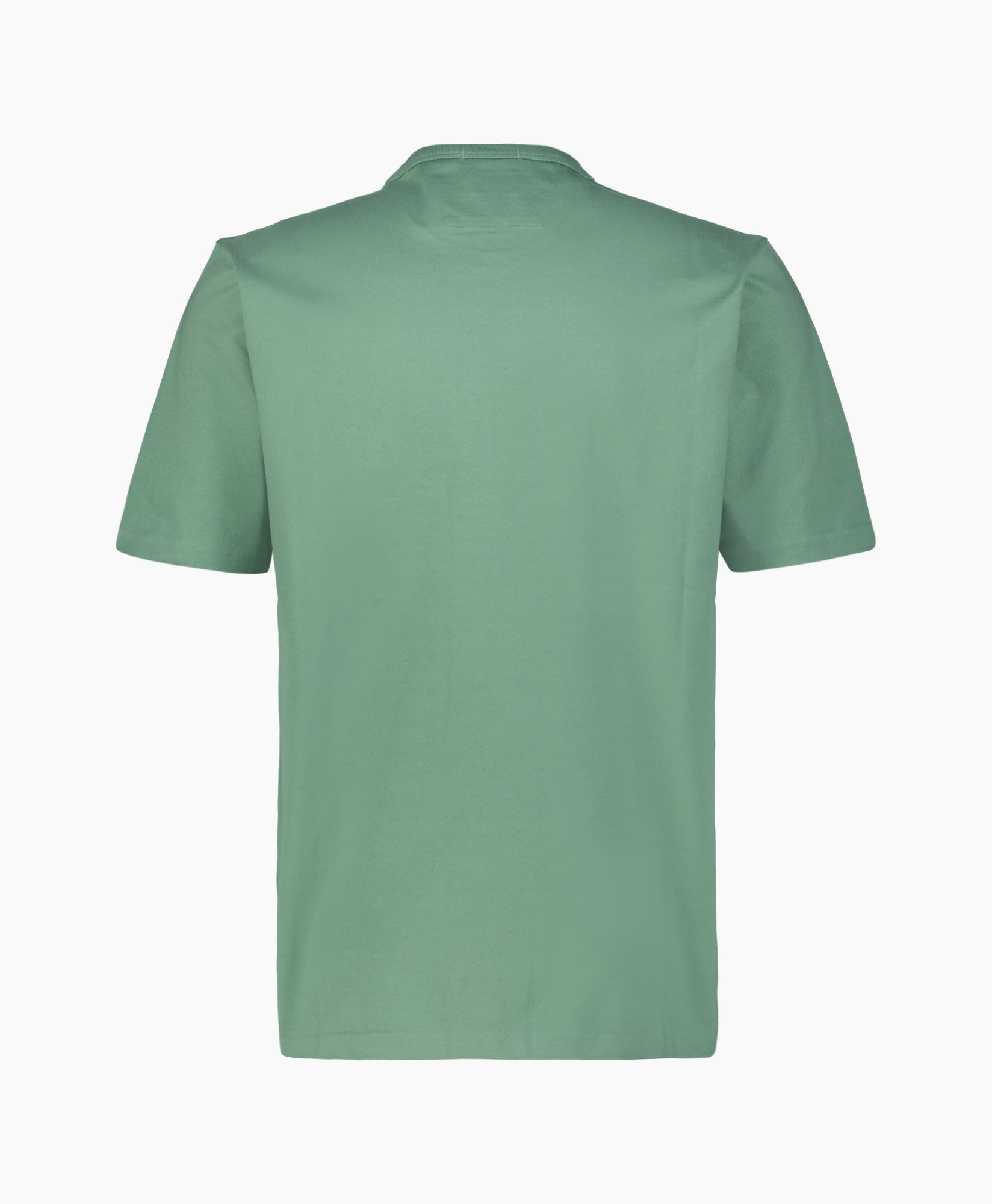 T-shirt Mercerized Jersey Twisted Logo licht groen