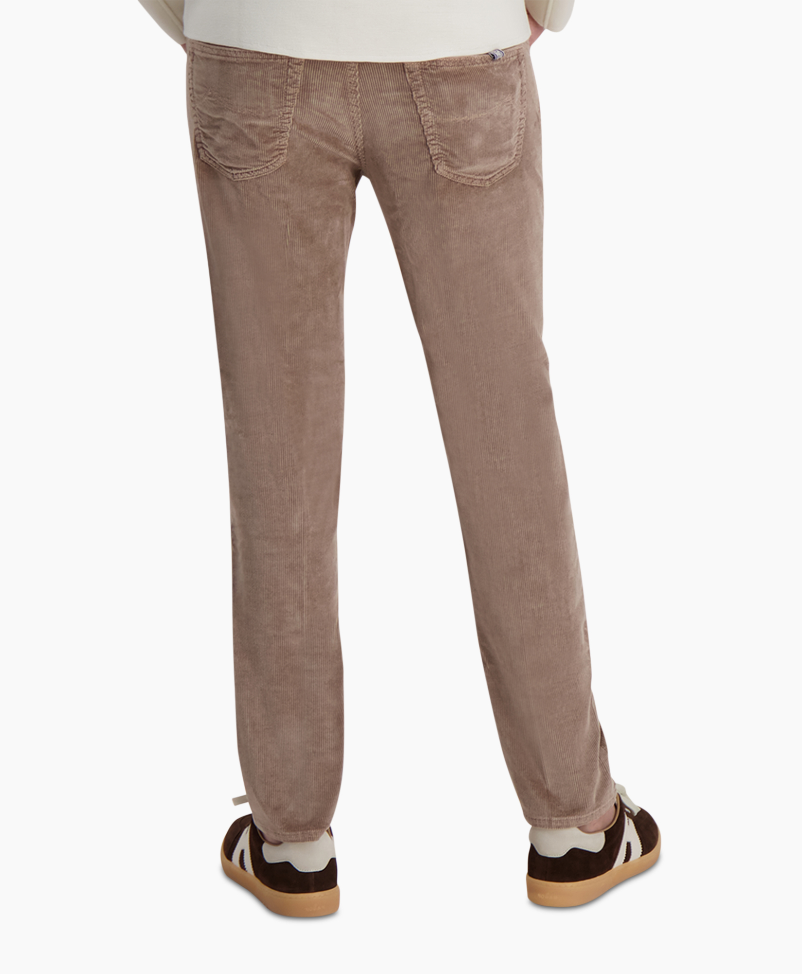 Pantalon Slim Crop/carrot Taupe