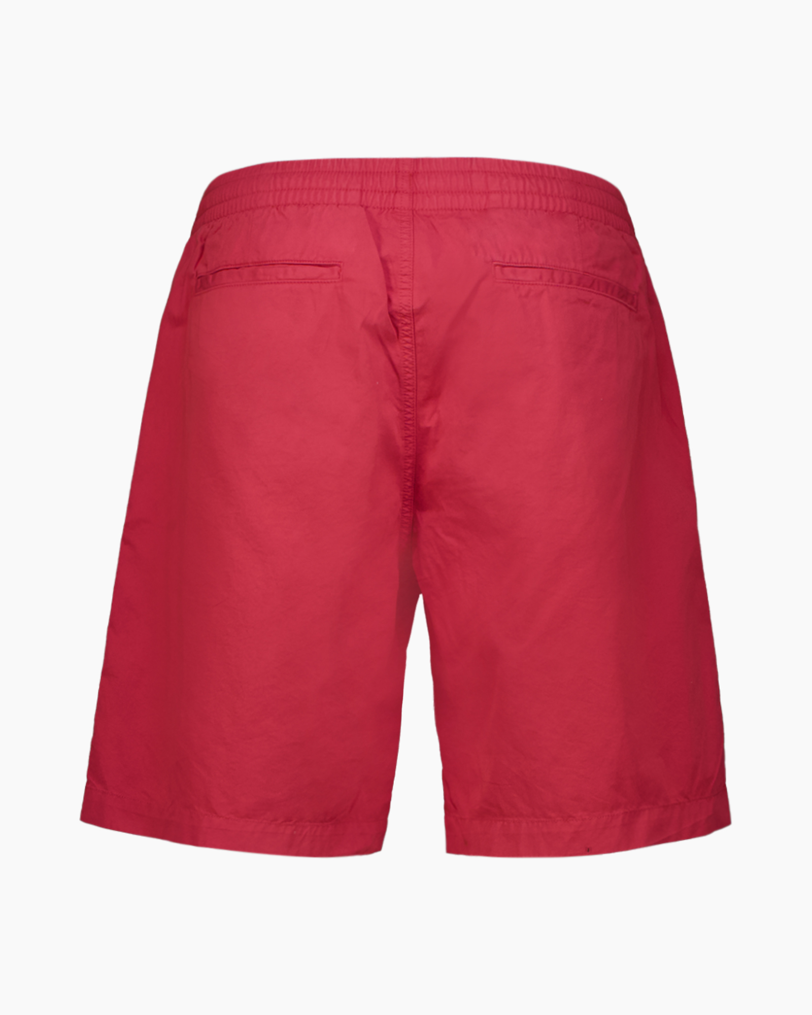shorts, swimwear, rood, elastische- taille, knop?, logo?