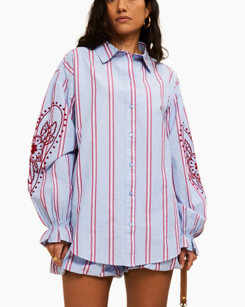 Shirt, Long Sleeve, Dress Shirt, Blouse, Shorts