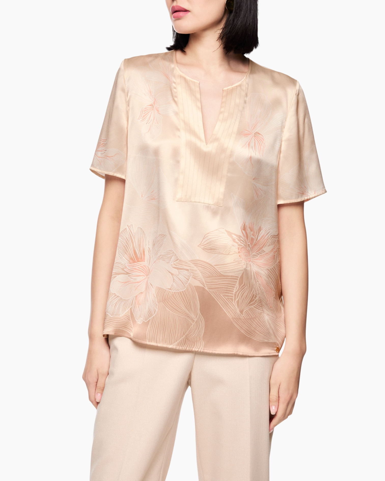 Blouse, Clothing, Silk