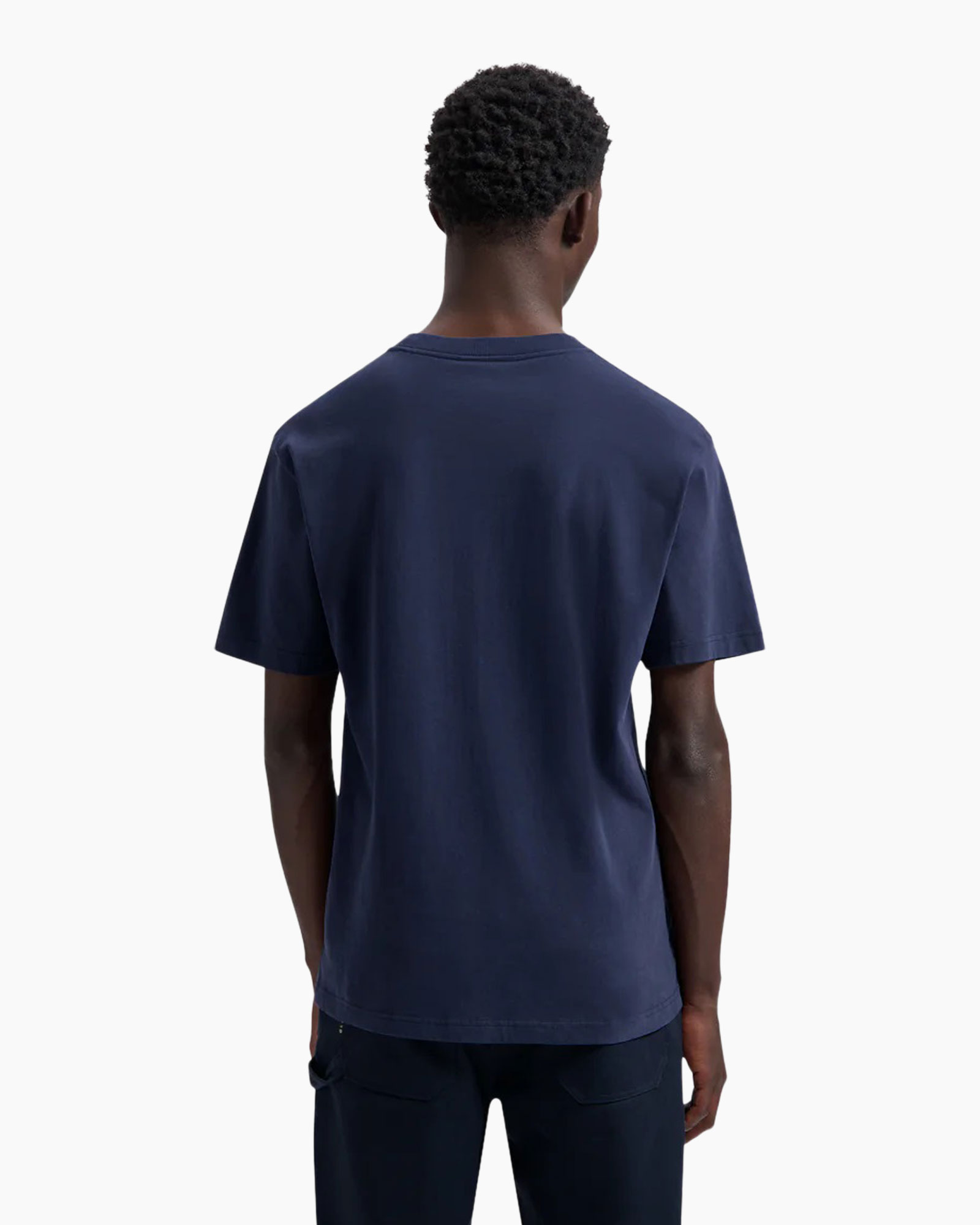 T-shirt Korte Mouw Sans Embro Logo Tee Donker Blauw