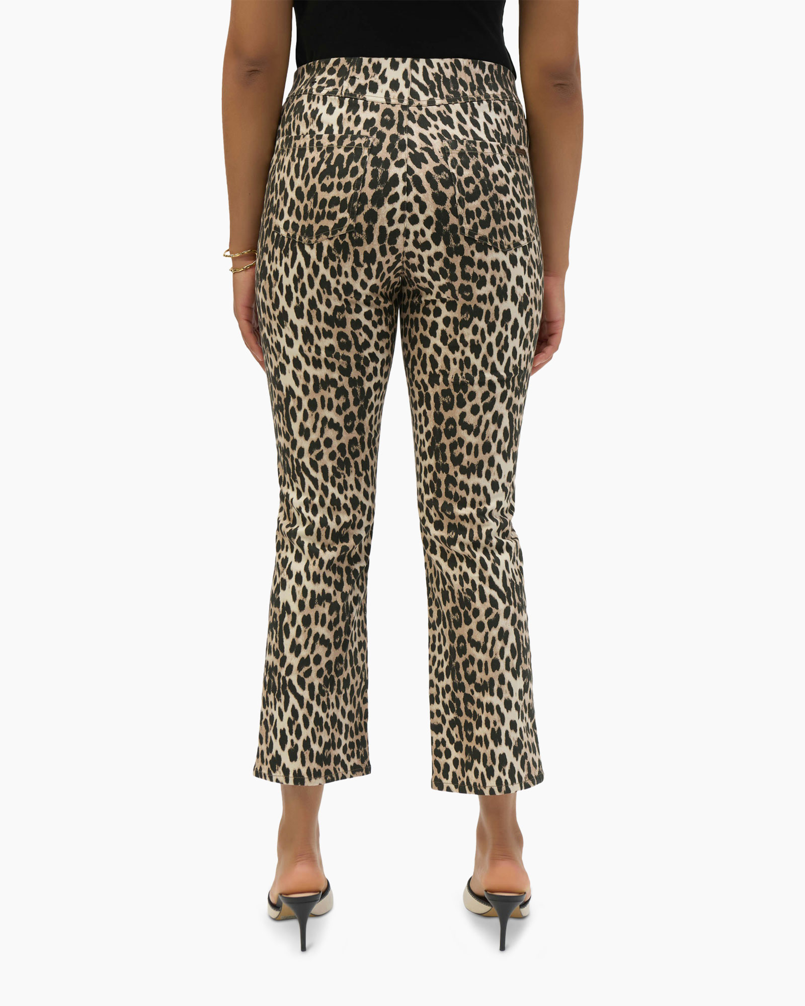 Broek Print Beige