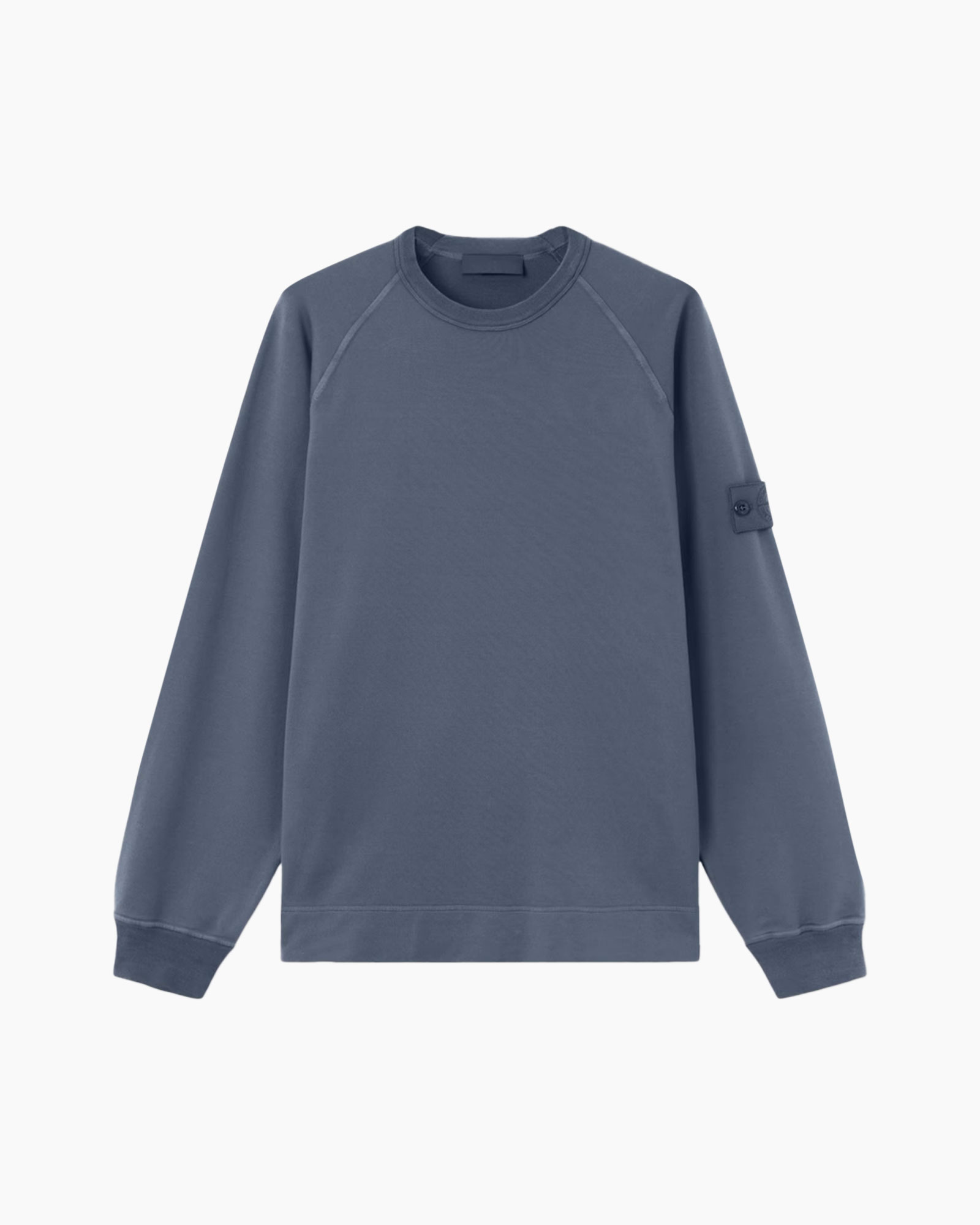 sweatshirt, long sleeves, crew neck, solid color, arm pocket
