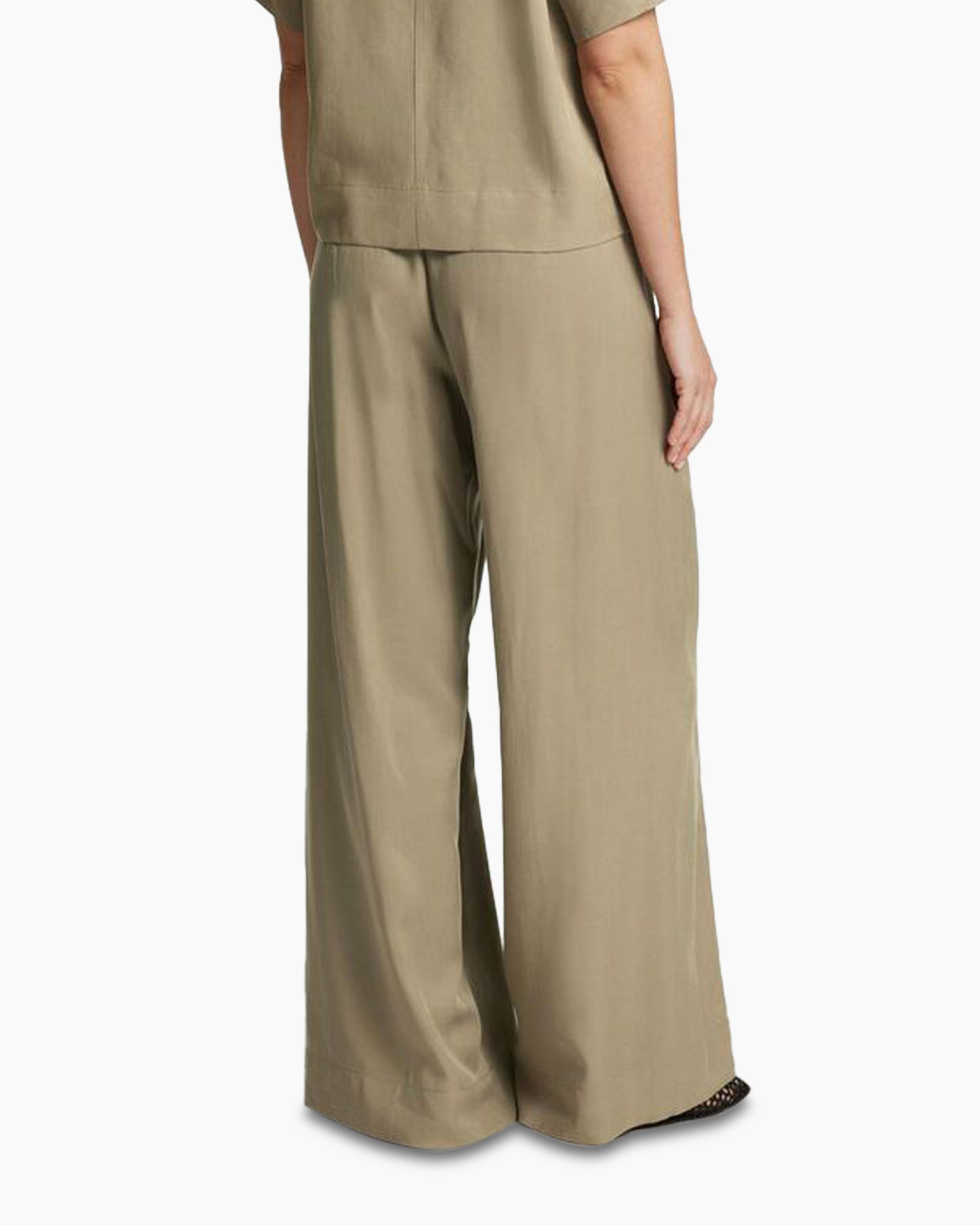 Broek Natuk Mw Wide Pant B Khaki