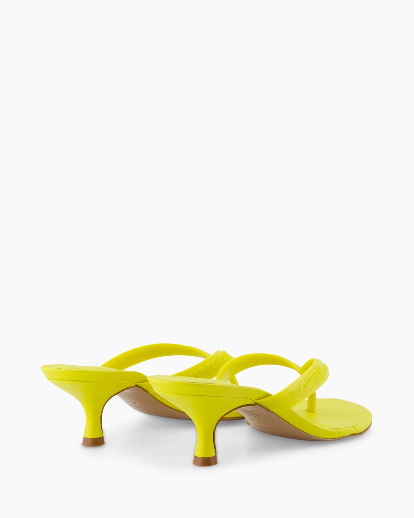 geel, sandaaltjes, hiel, tenenstuk, sandalen