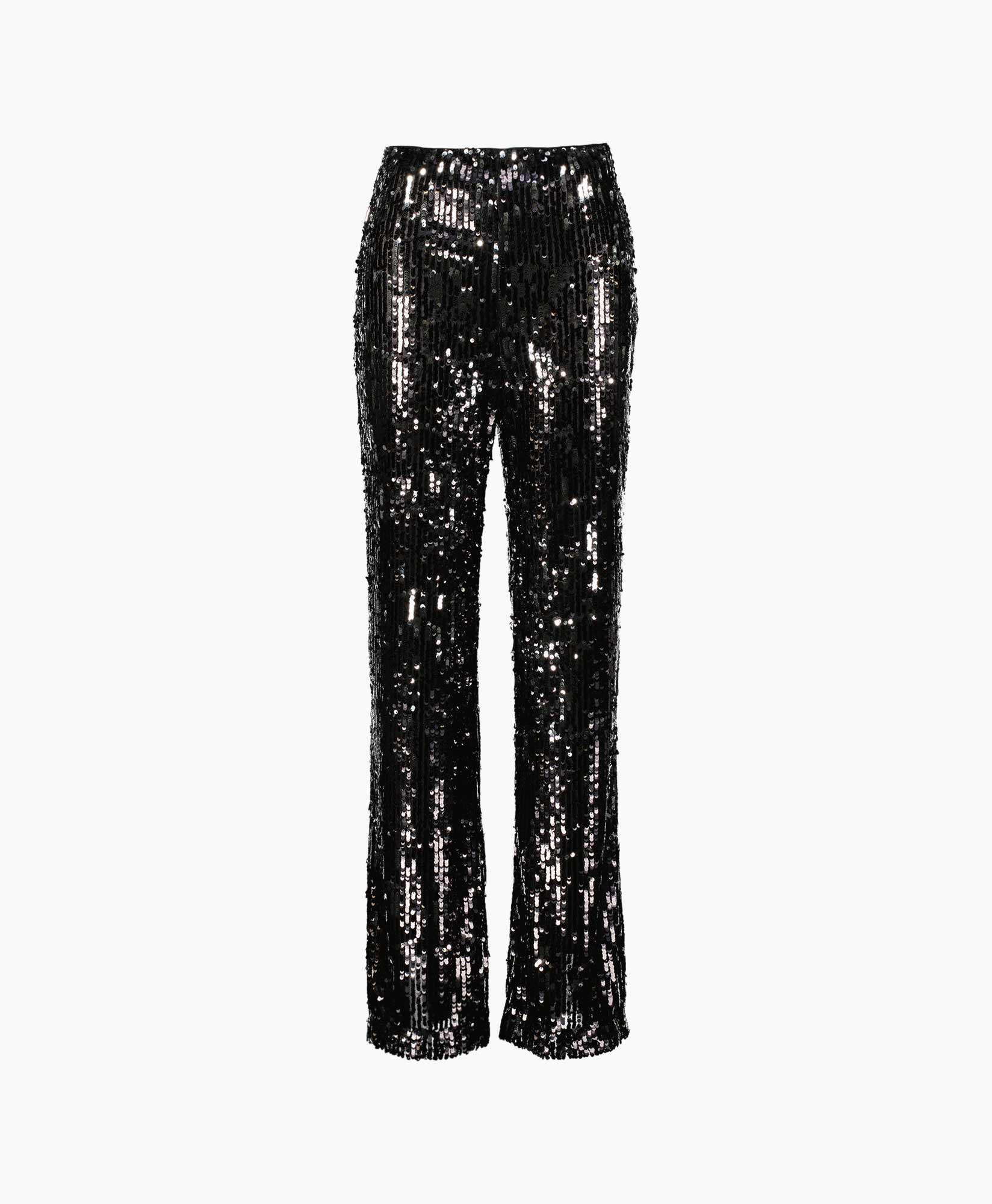 Broek Glitter Zwart