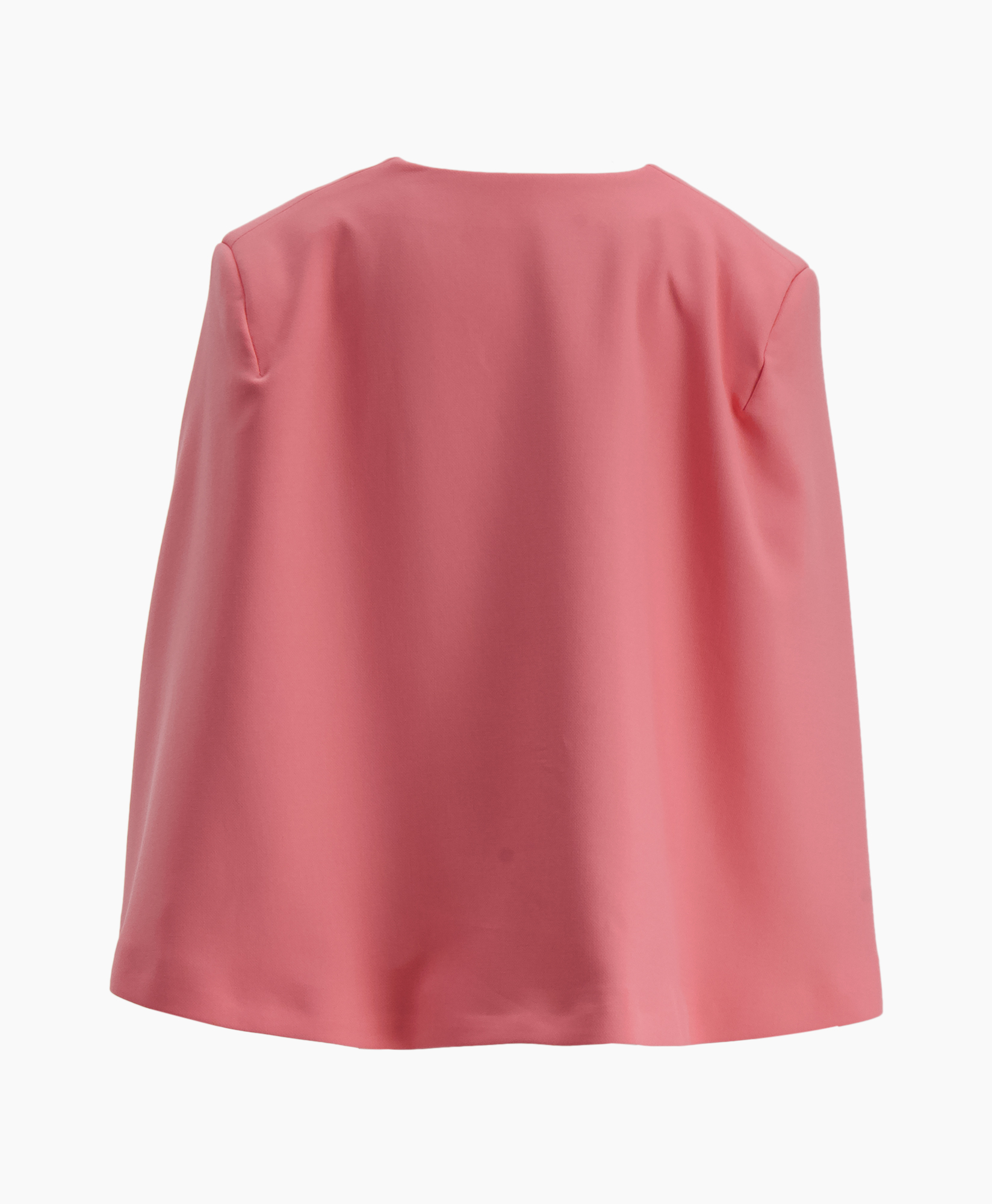 blazer, pink, open-front, long-sleeve, women