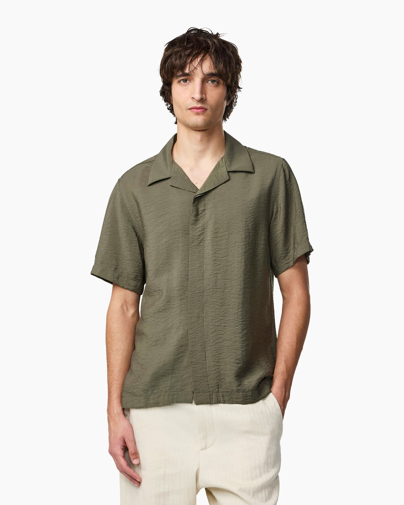 Overhemd Hank Ss 5971 Groen