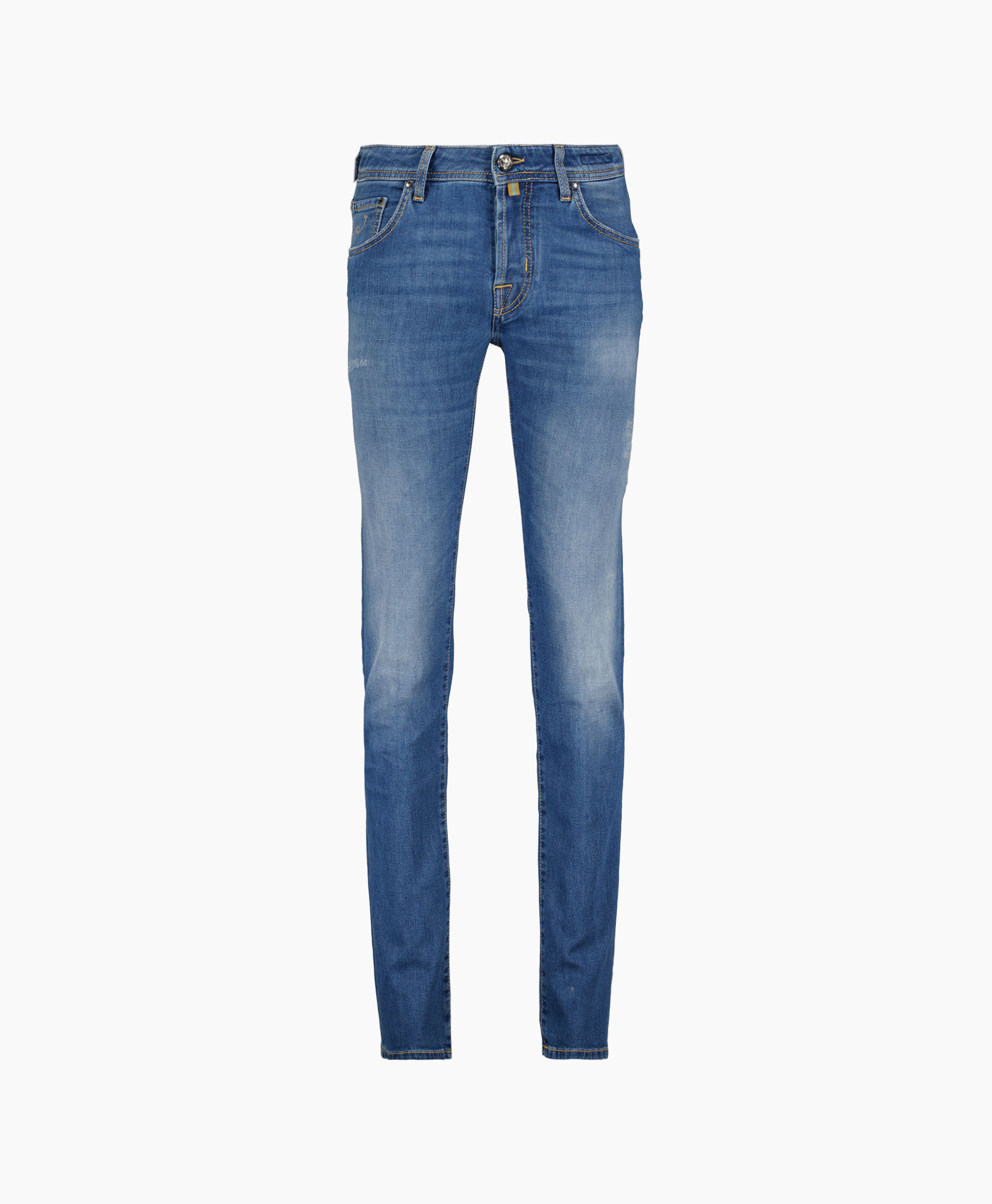 Jacob Cohen Jeans Super Slimfit Nick Blauw dessin