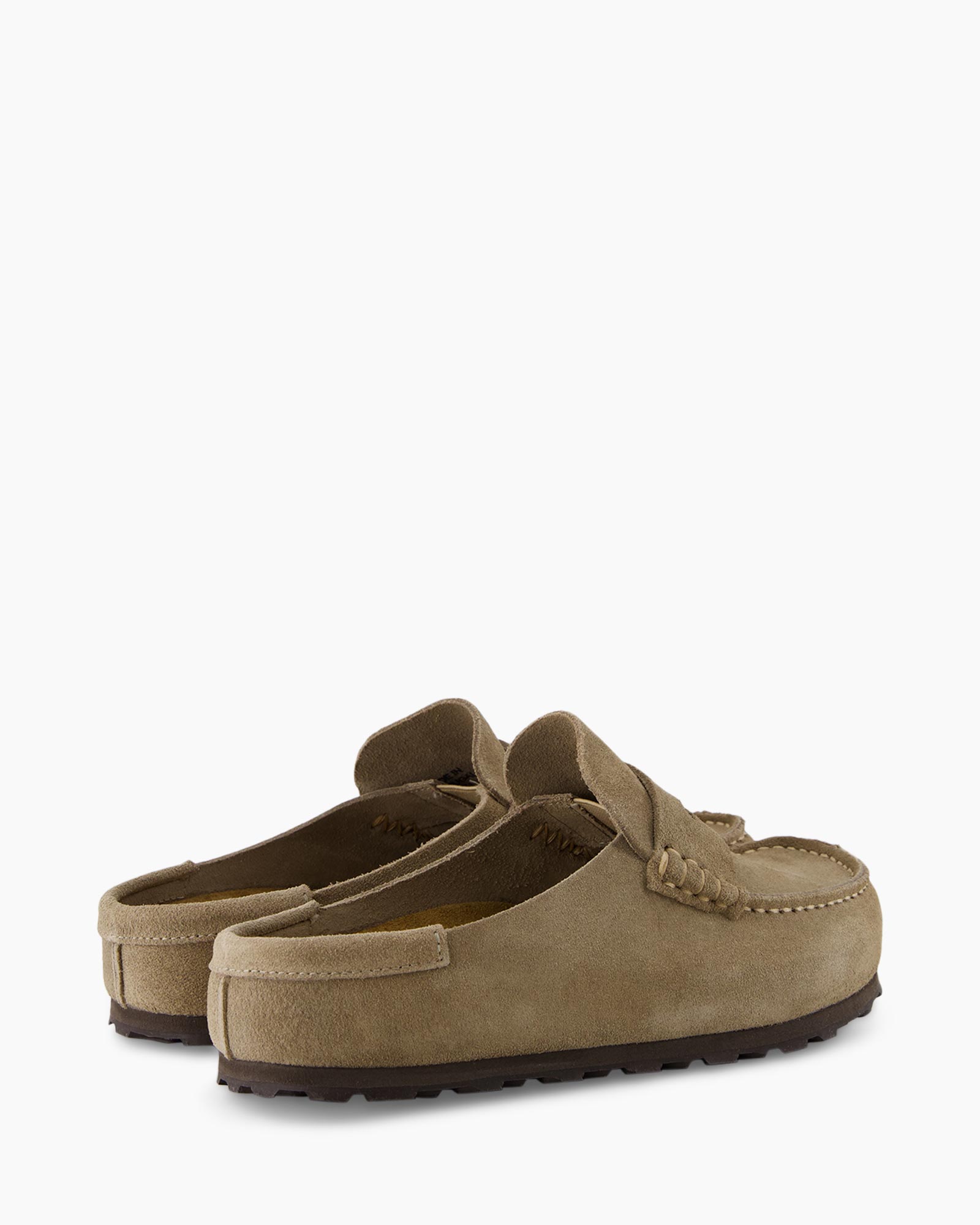 Sandaal Naples Wrapped Suede Leather Taupe