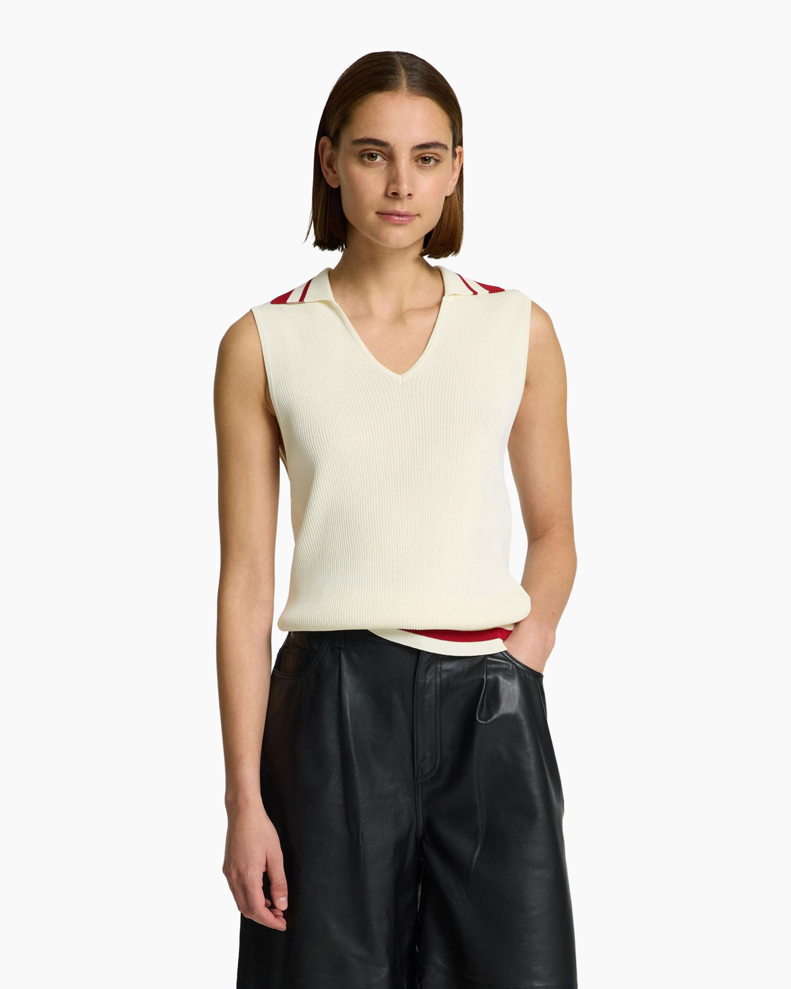 Top Calo Sl Knit Vest Ex Diverse