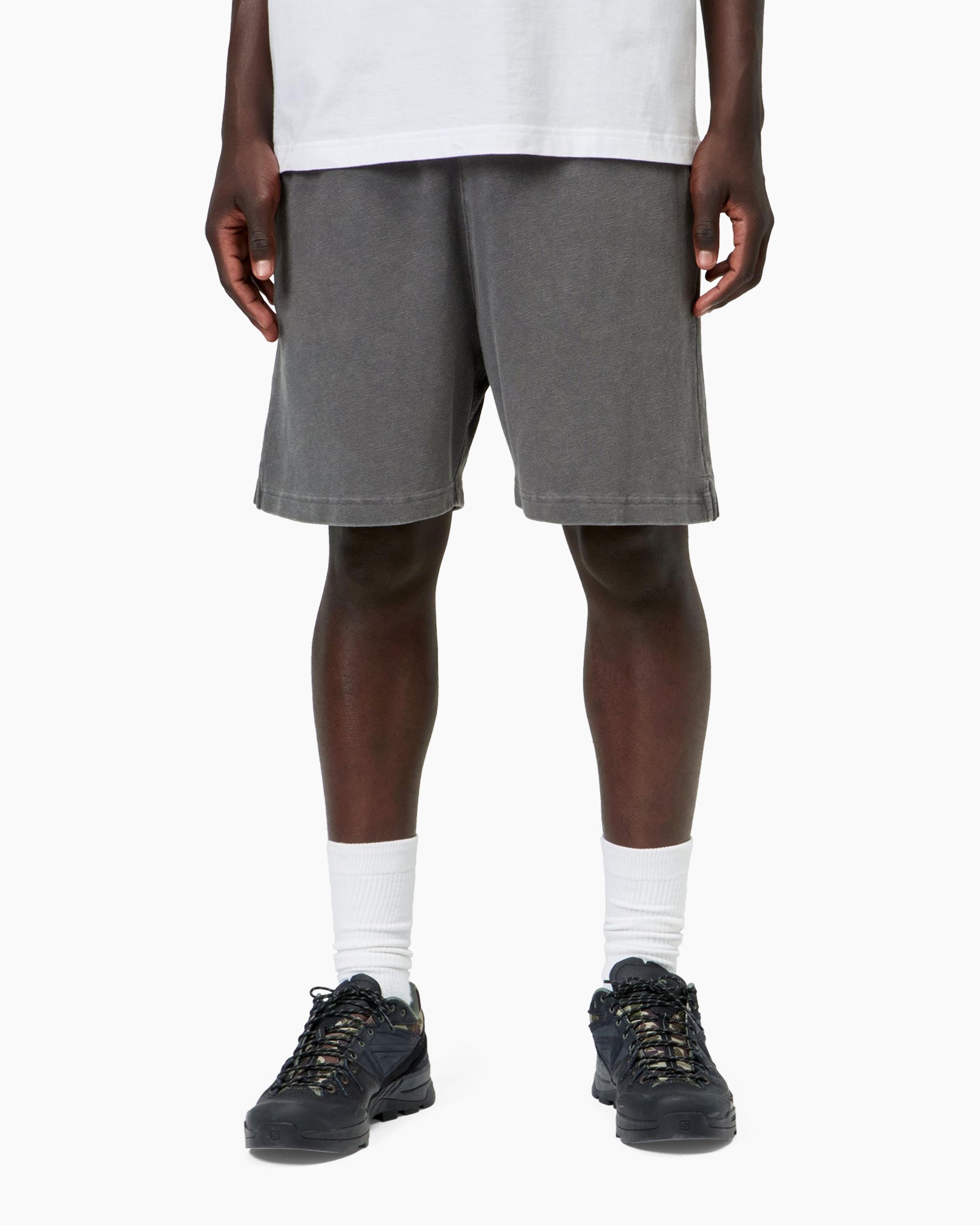 Korte Broek Harper Sweat Cotton Jersey Donker Grijs