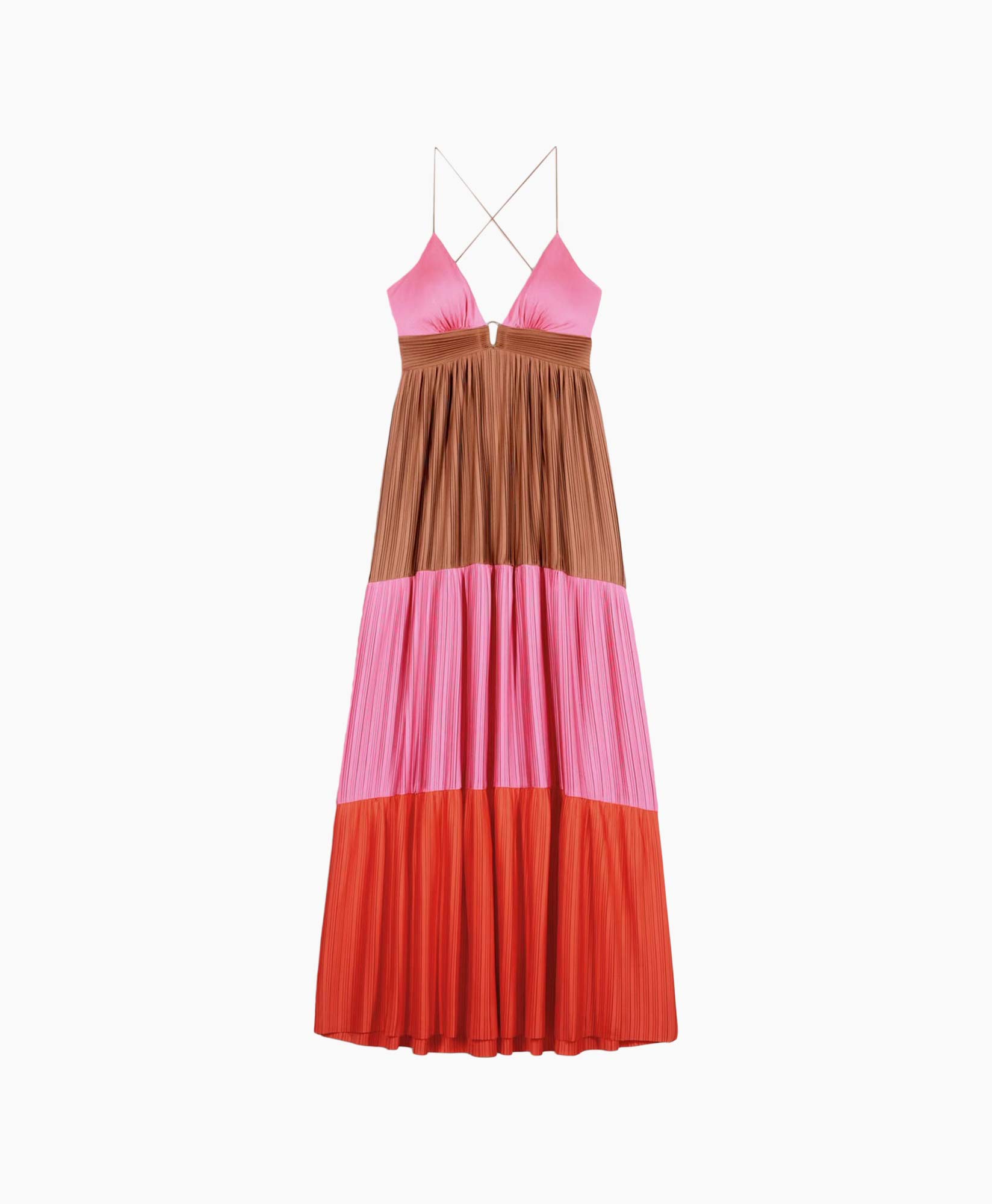 Maxi Jurk Westa Roze