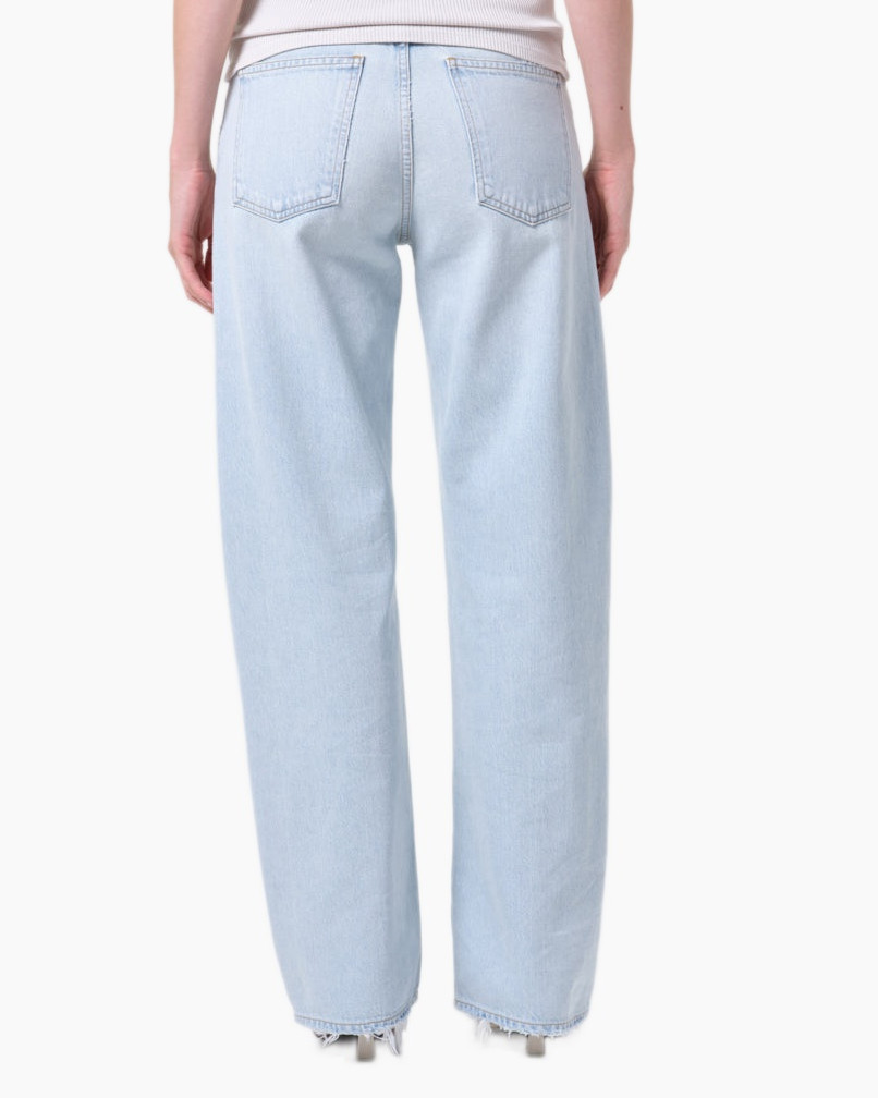 jeans, wide leg, light wash, mid rise, denim