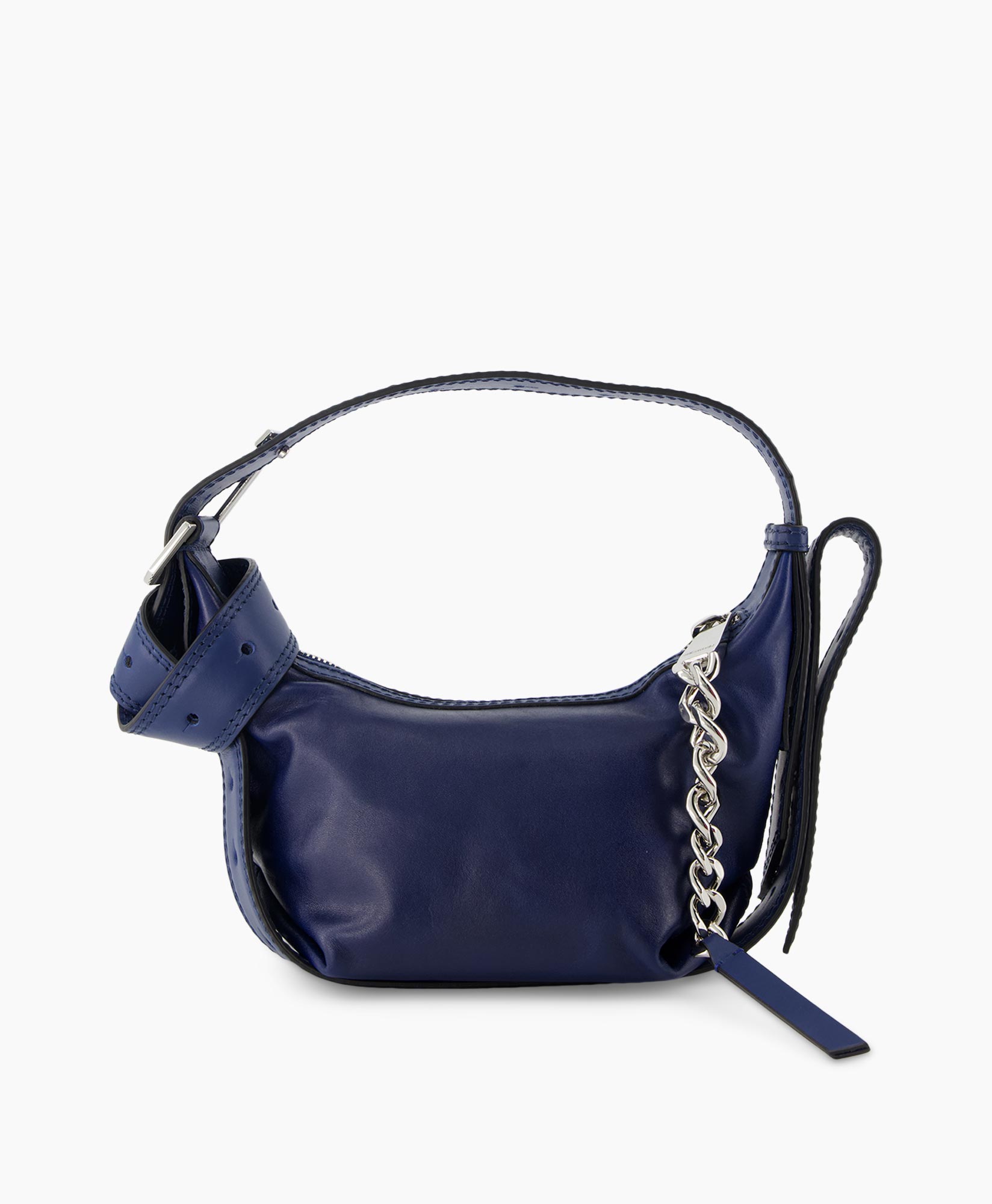 Schouder / Hand Tas Le Cecilia Xs Leather With Veg Donker Blauw