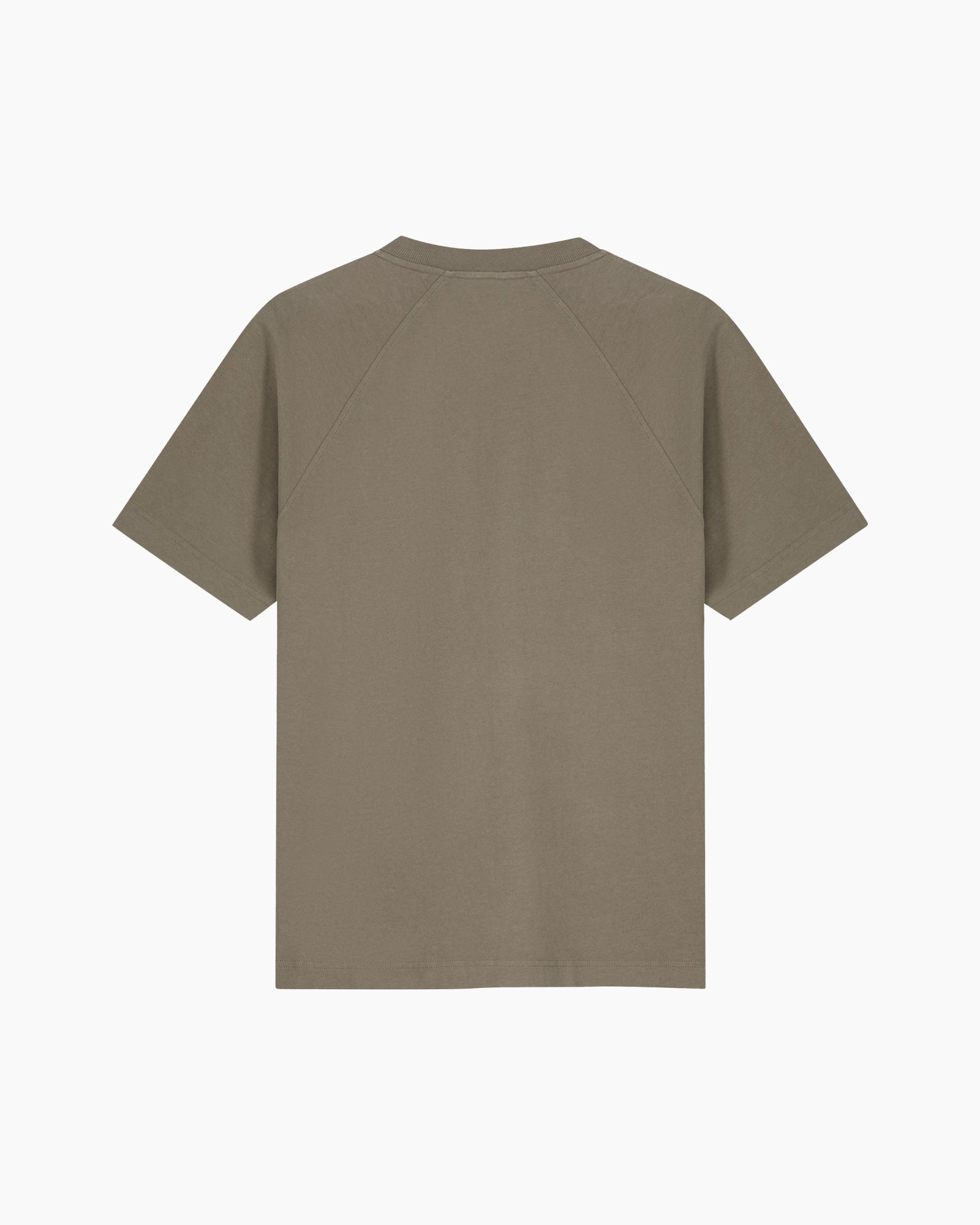 t-shirts, kortemouwen, ronde hals, taupe, unisex