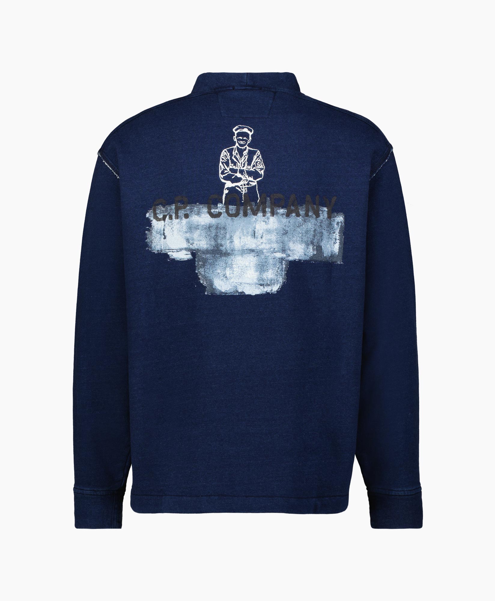 Sweater Indigo Fleece Blauw