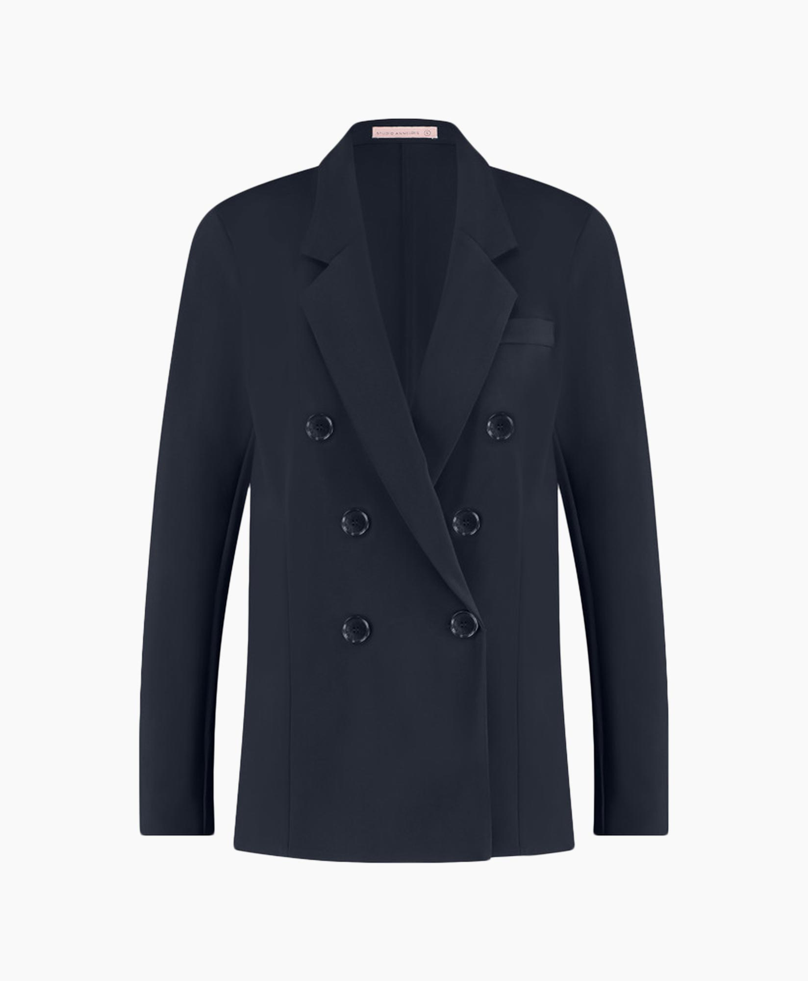 Studio Anneloes Blazer Violet Bonded Blazer Donker Blauw