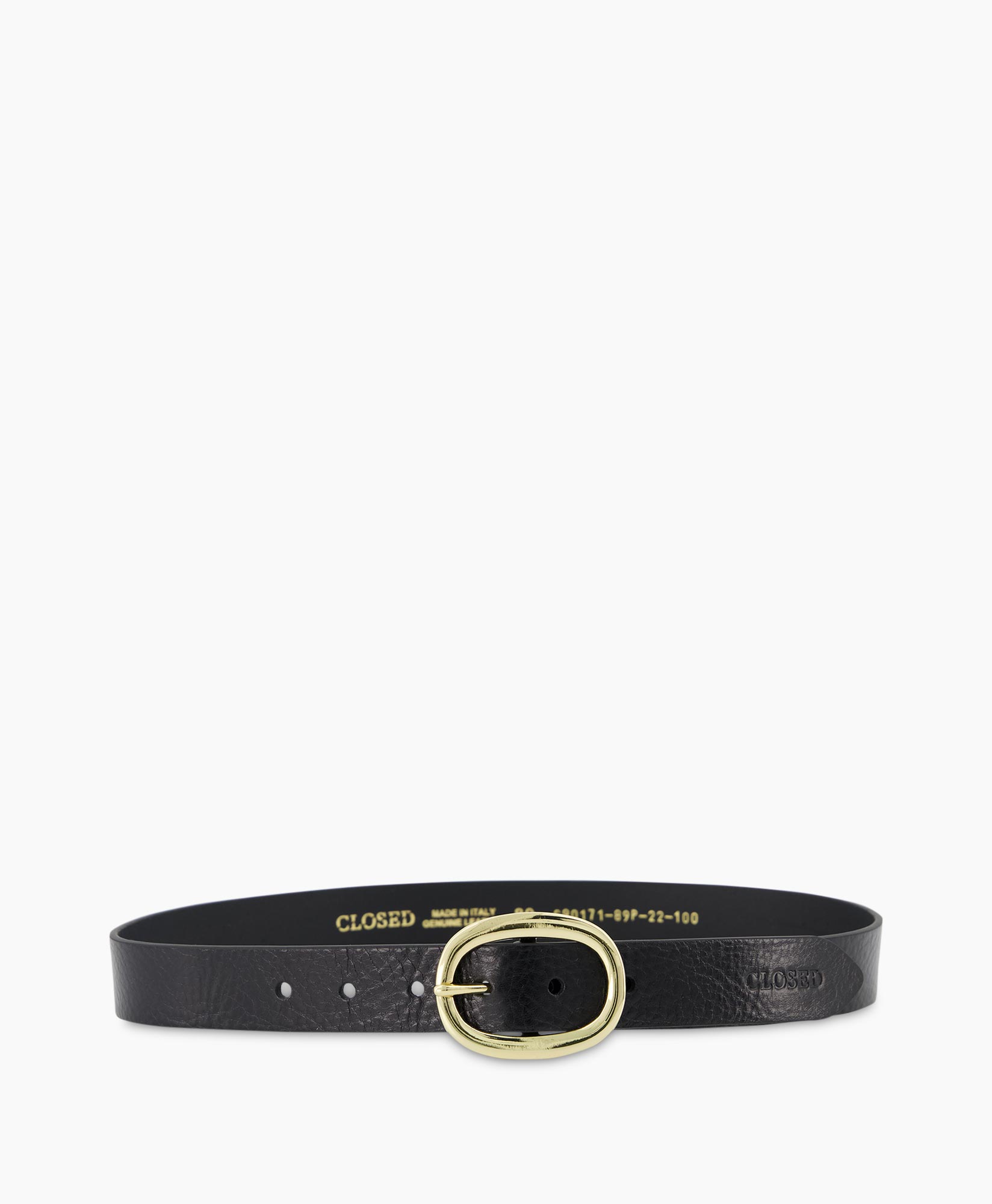 Closed Riem Belt Zwart