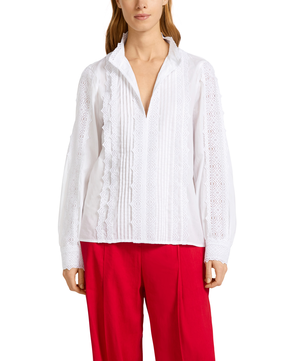 Marccain Collectie Blouse Uc 51.36 W94 Wit