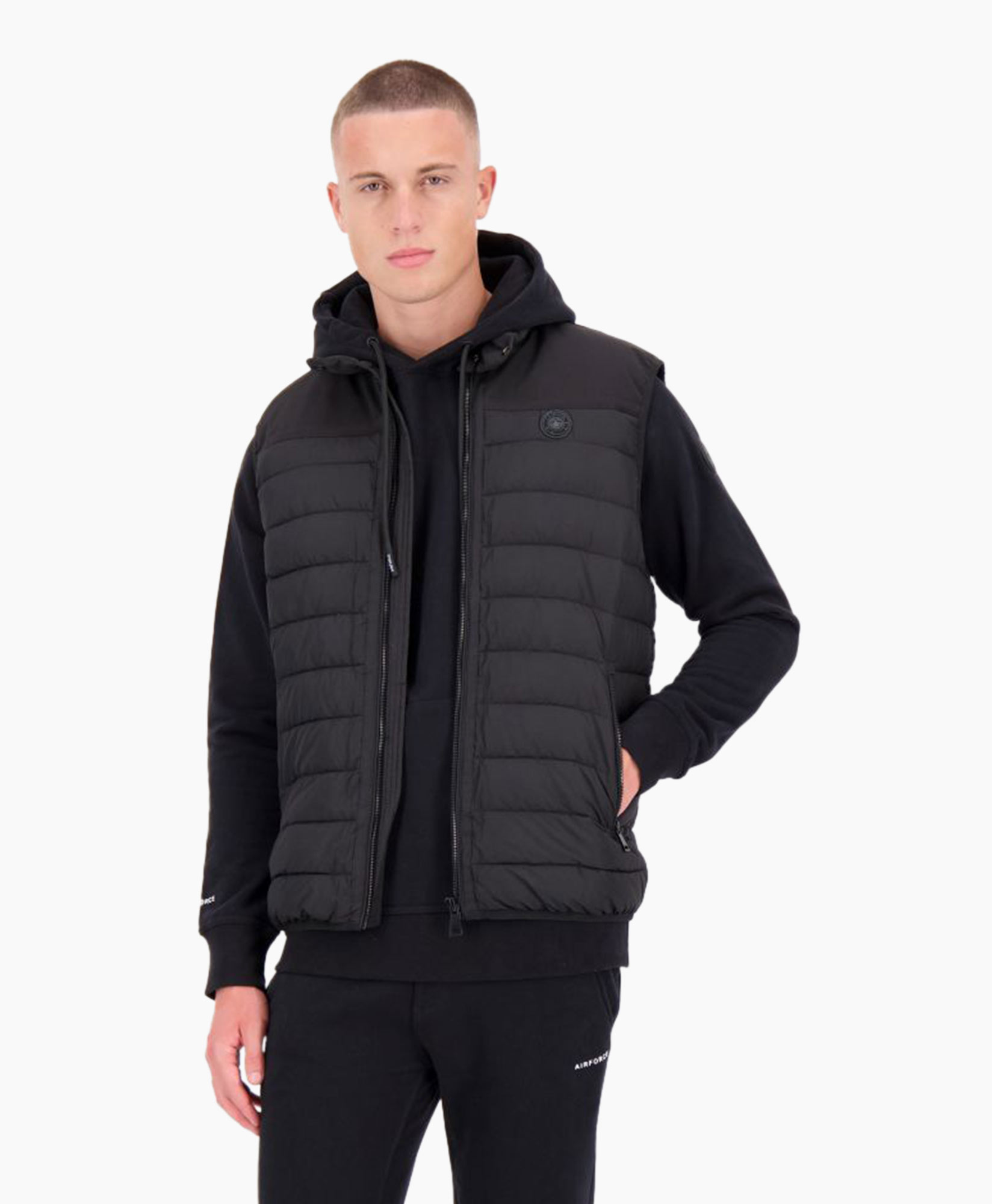 Bodywarmer Padded Zwart