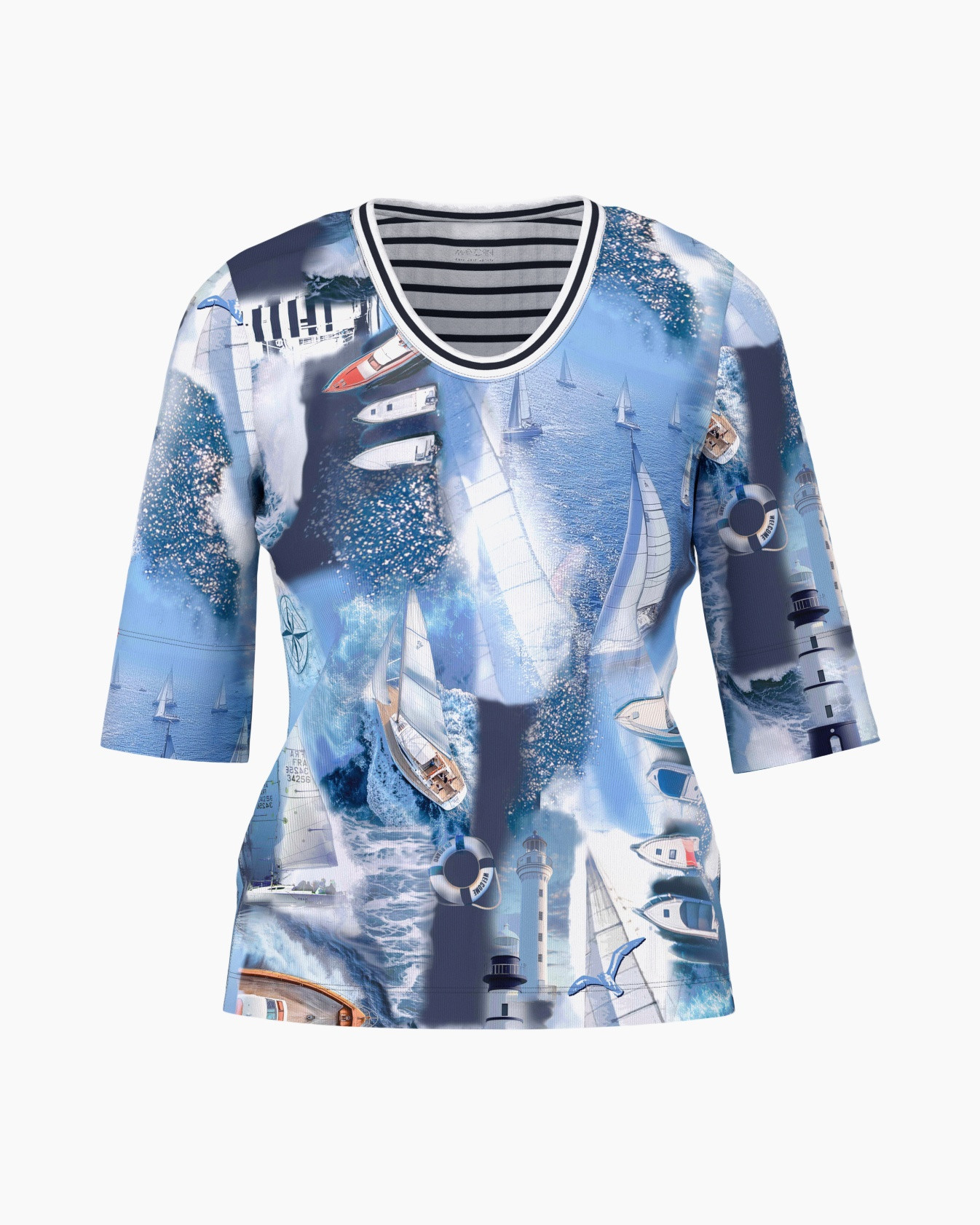 mesh-top, sailing, boat-pattern, blue, water-theme