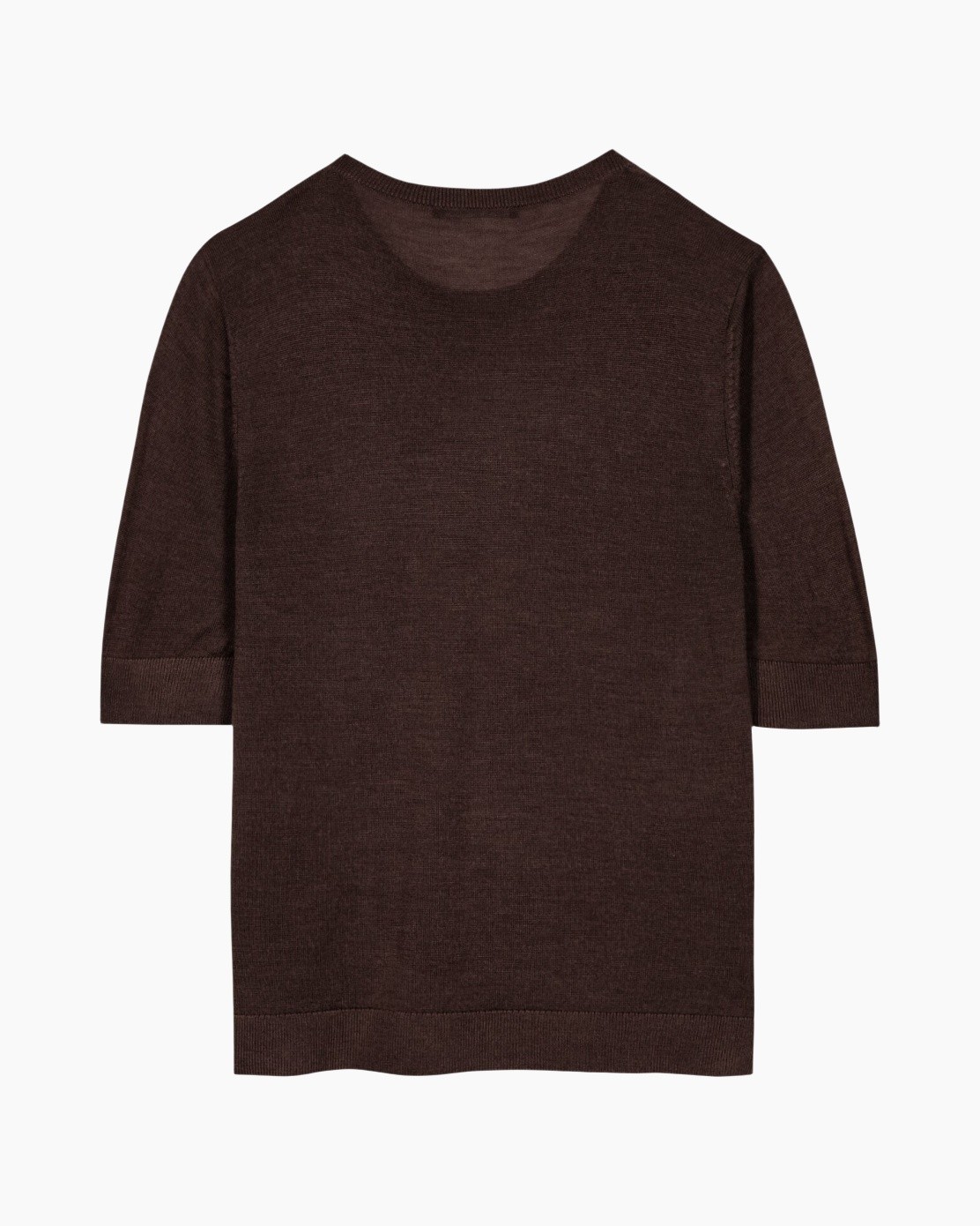 sweater, bruin, pull-over, breiwerk, lange mouwen
