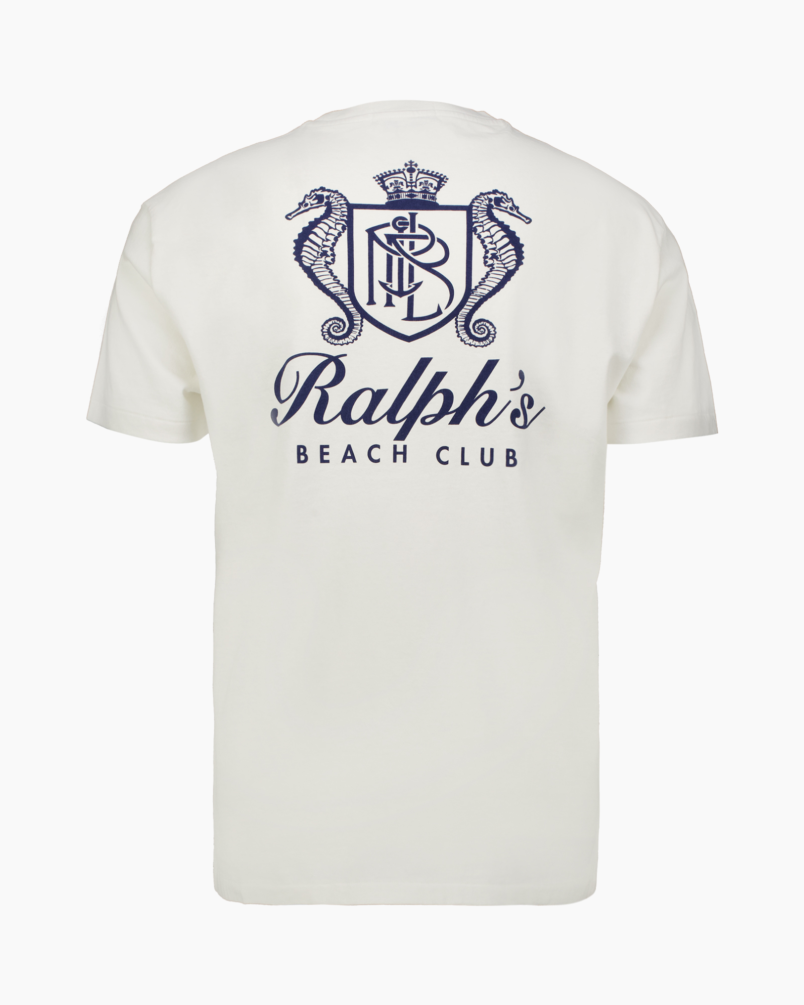 t-shirt, korte mouwen, wit, logo, kroon/crest