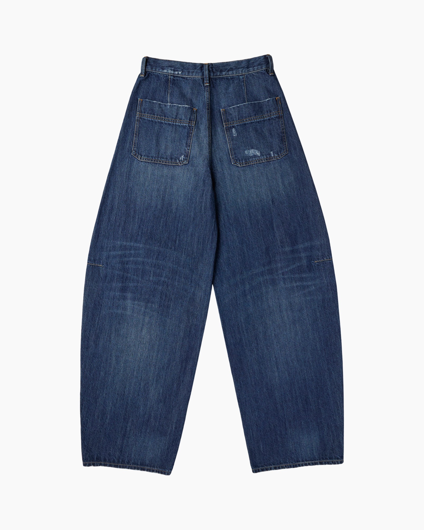 denim,  jeans, wijdbreed, versleten, indigo