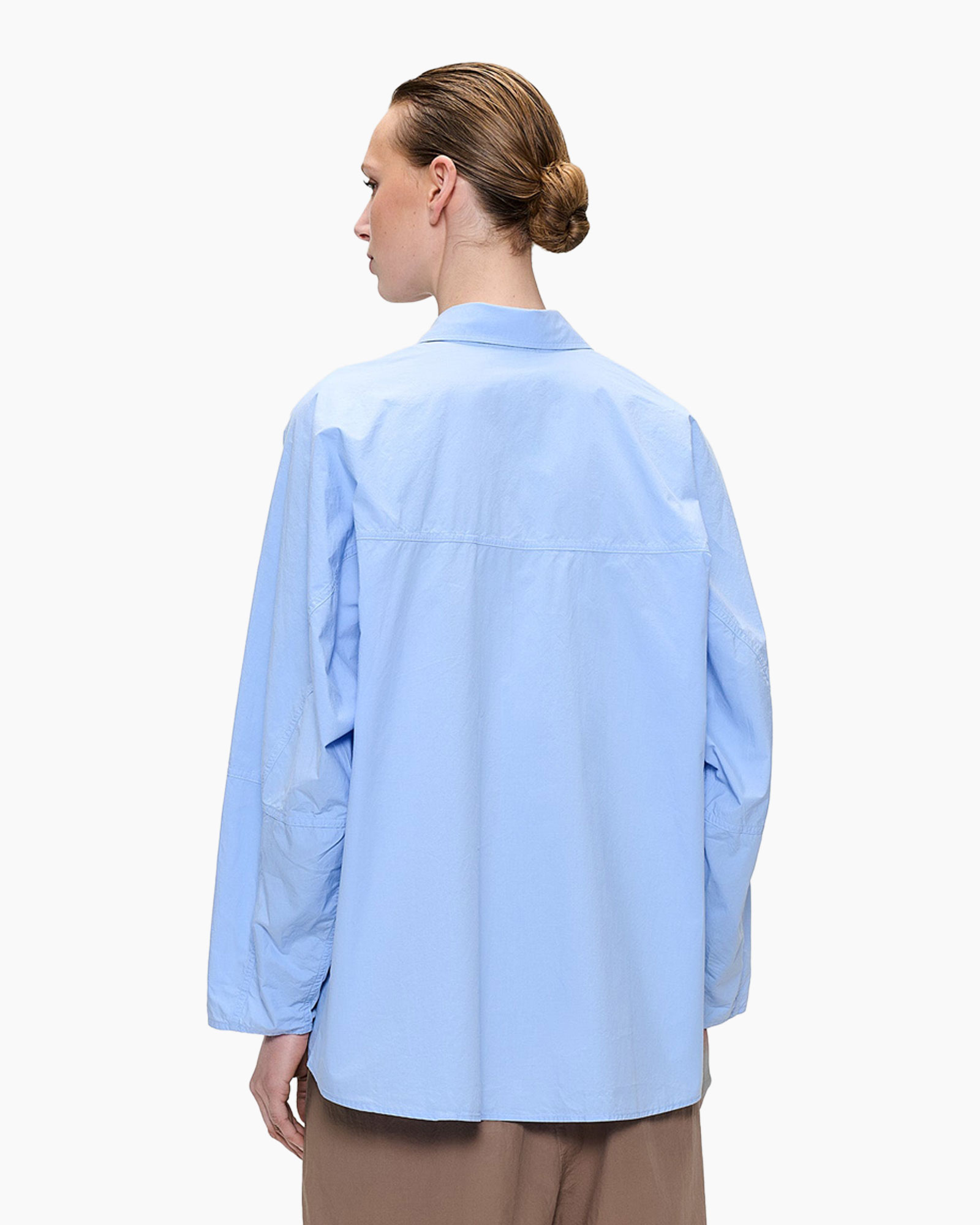 shirt, blue shirt, button-down, collared shirt, long sleeves