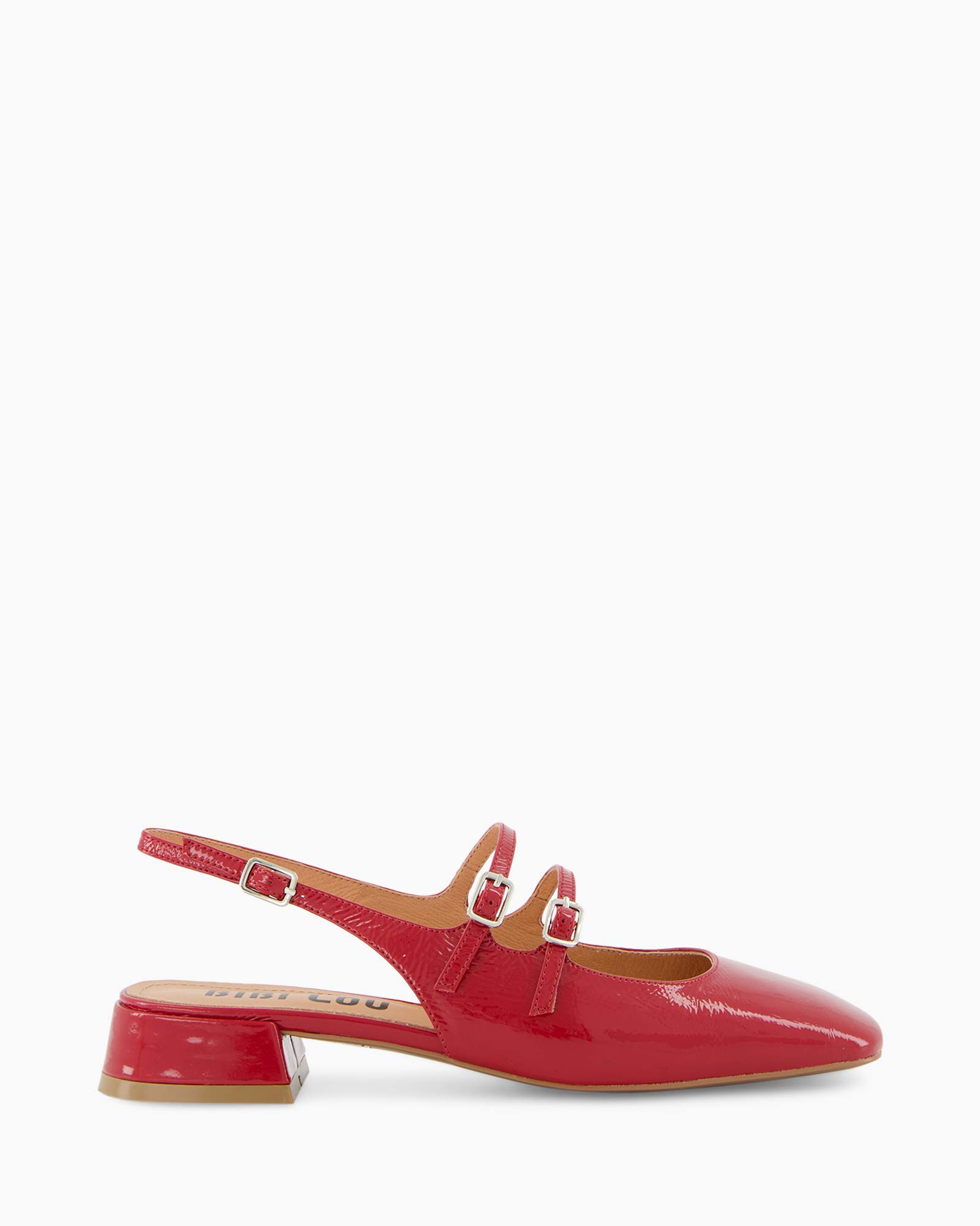 Ballerina Wrinkled Patent Rood