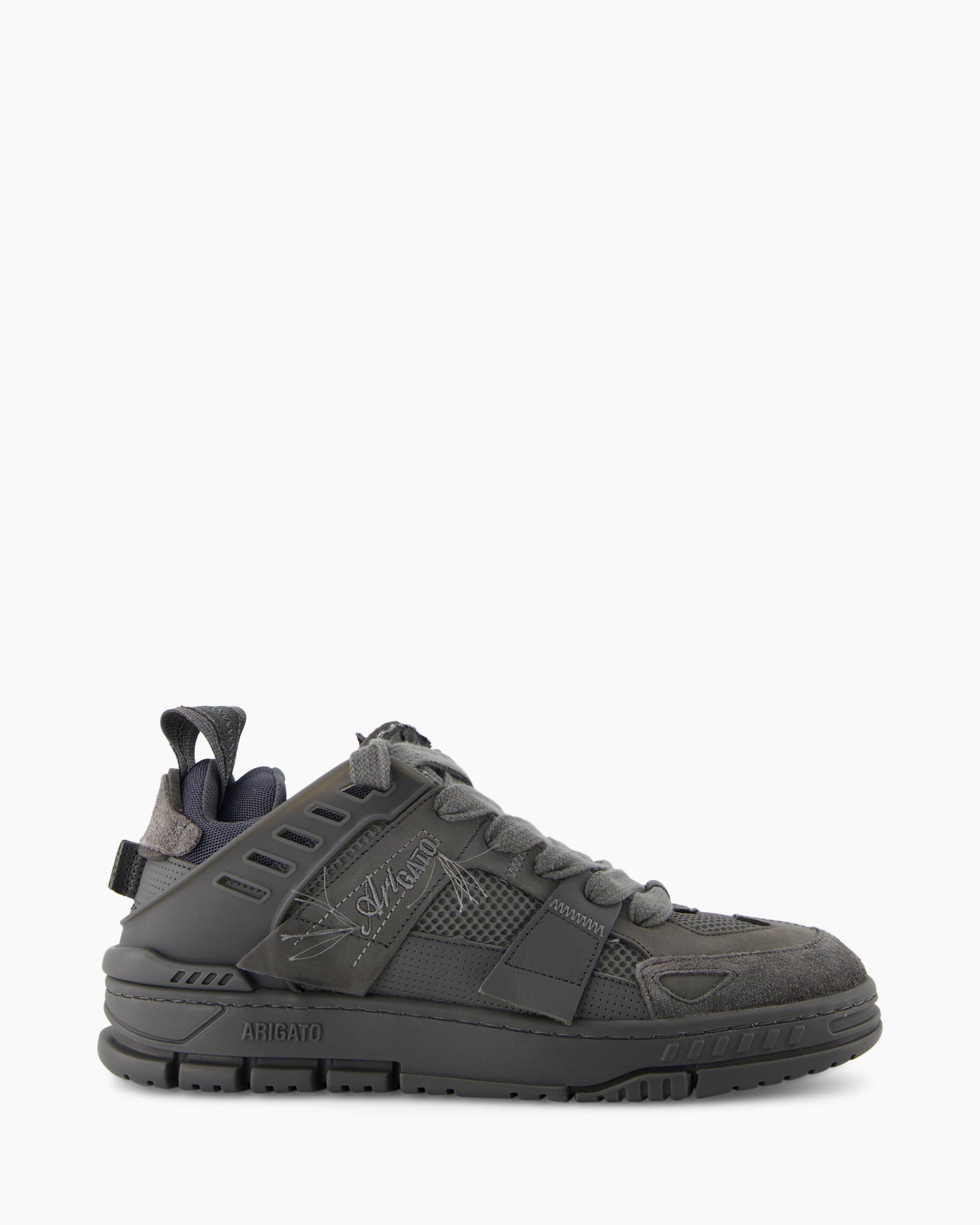 Sneaker Area Patchwork Donker Grijs
