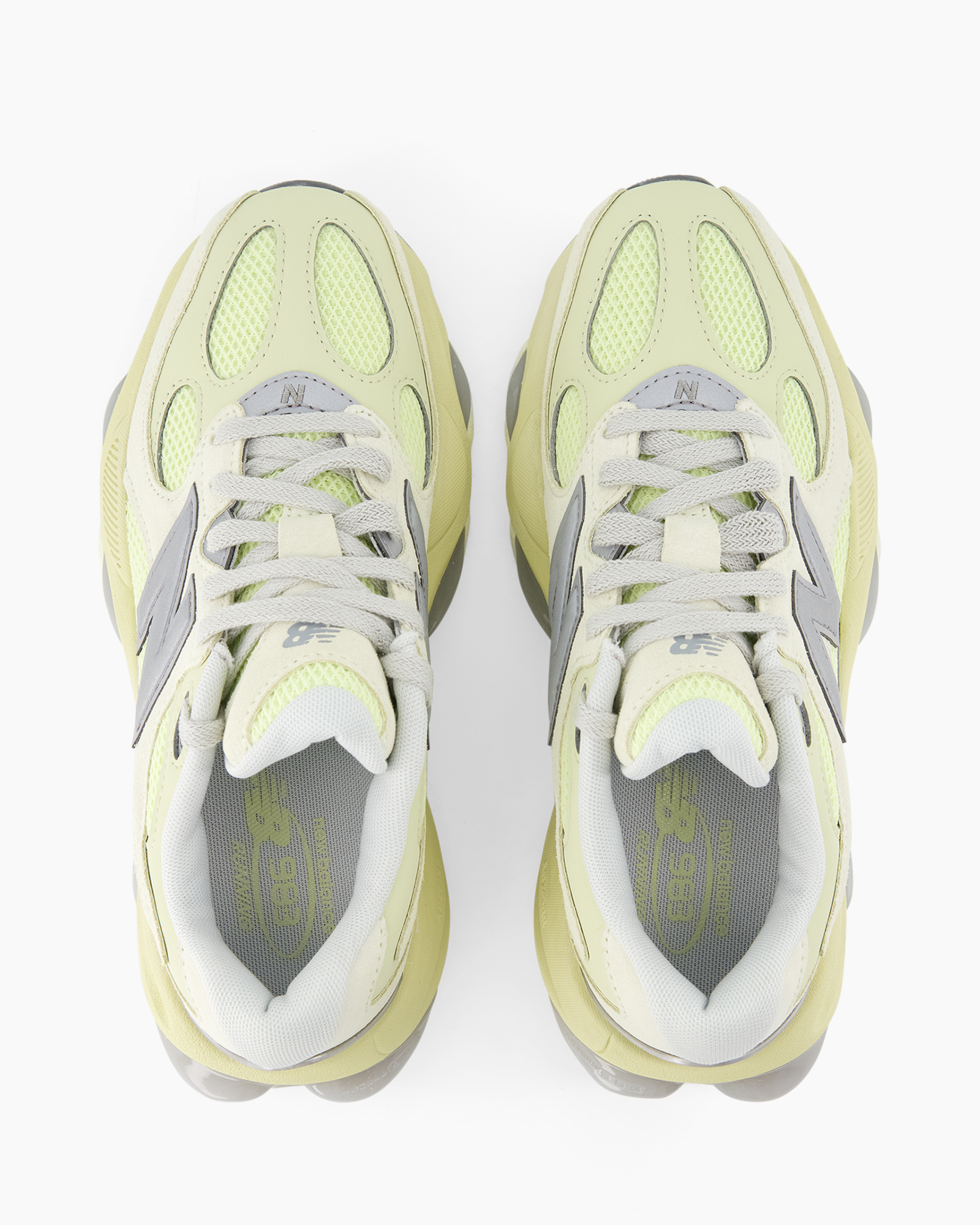 sneakers, schoenen, mesh, lime groen, veters