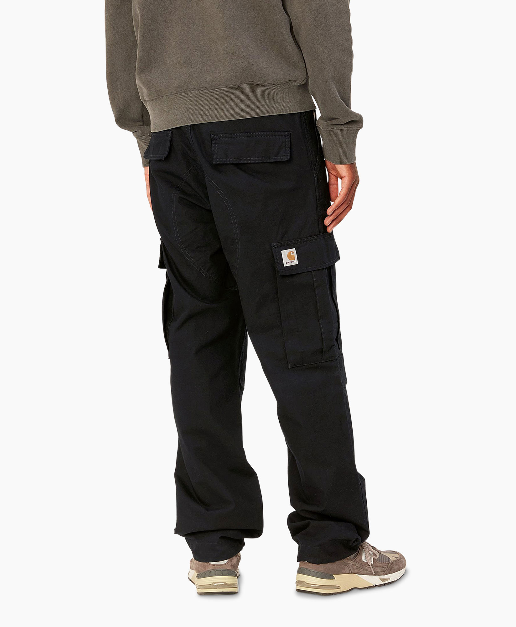 Cargobroek Regular Cargo Black jeans