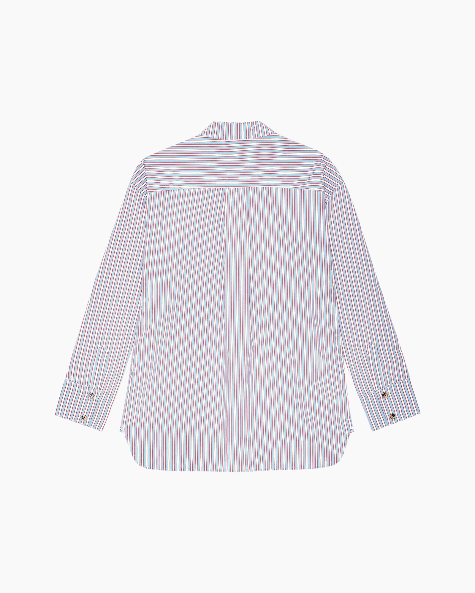 Blouse Yarn Dyed Stripe Xxs Licht Blauw