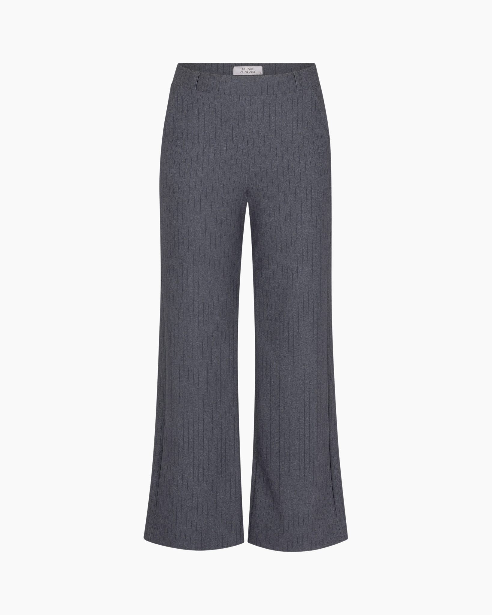 Broek Lexie Bnd Pinstripe Trousers Donker Grijs
