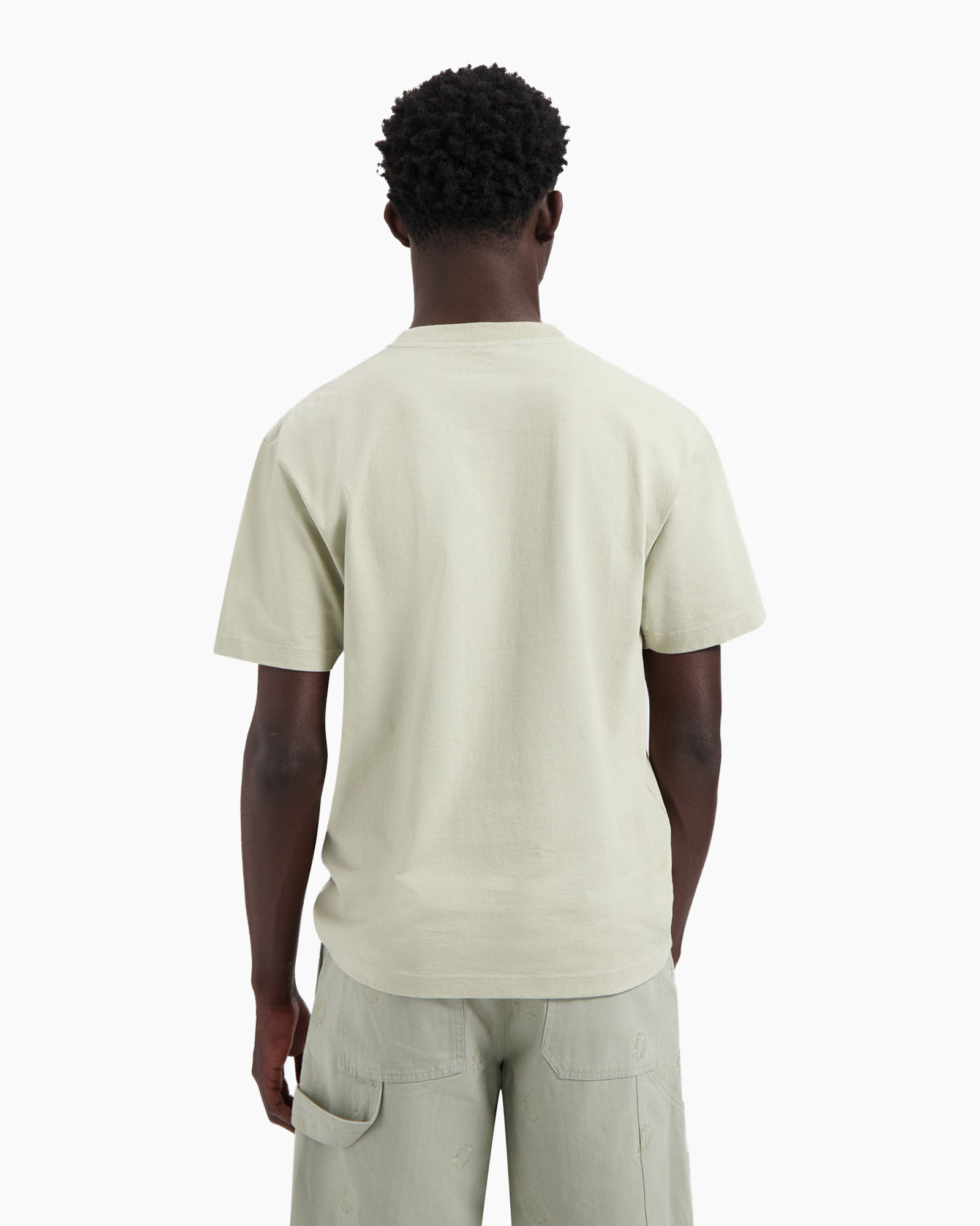 T-shirt Korte Mouw Spray Graphic licht groen
