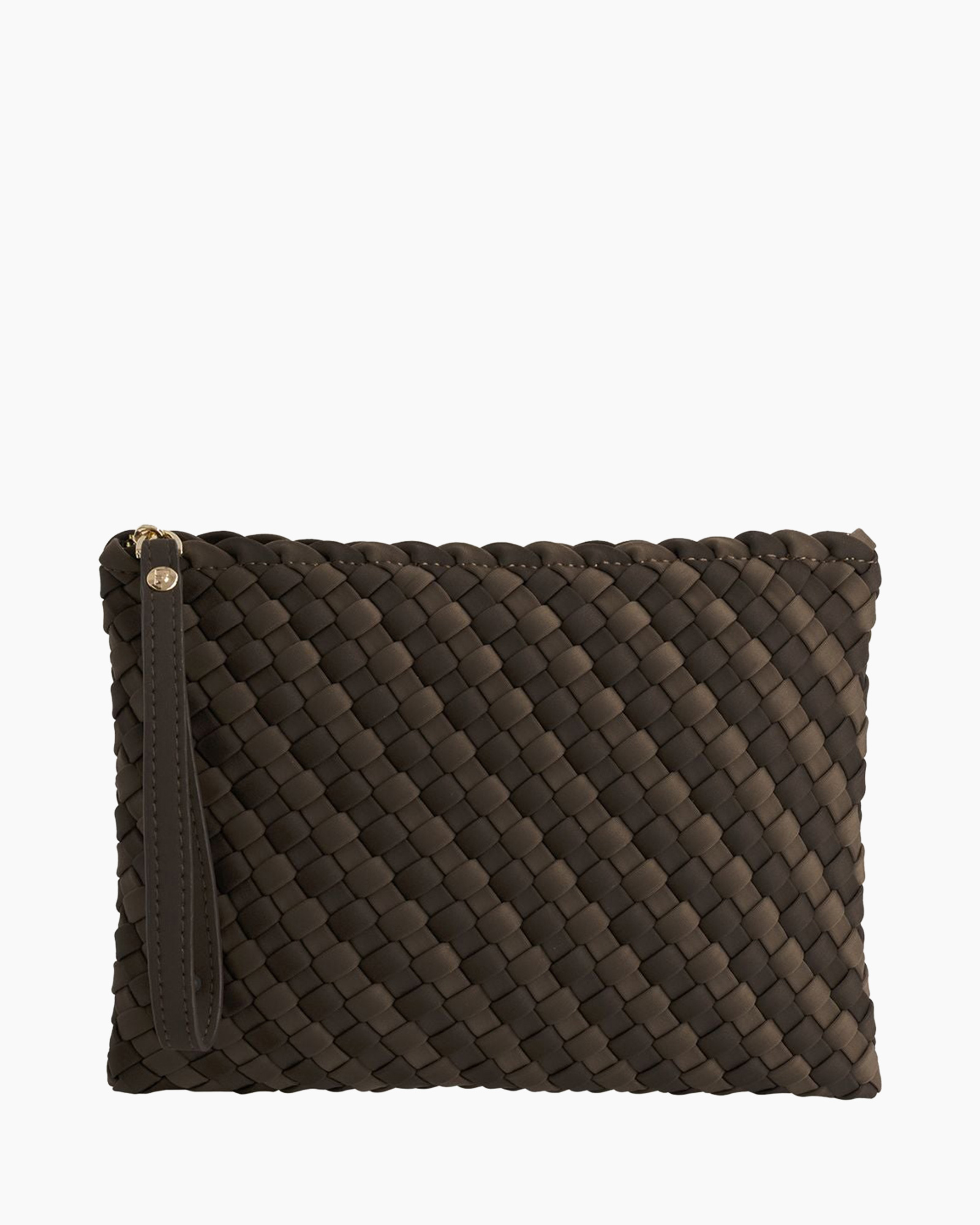 Clutch Stripe Donker Bruin