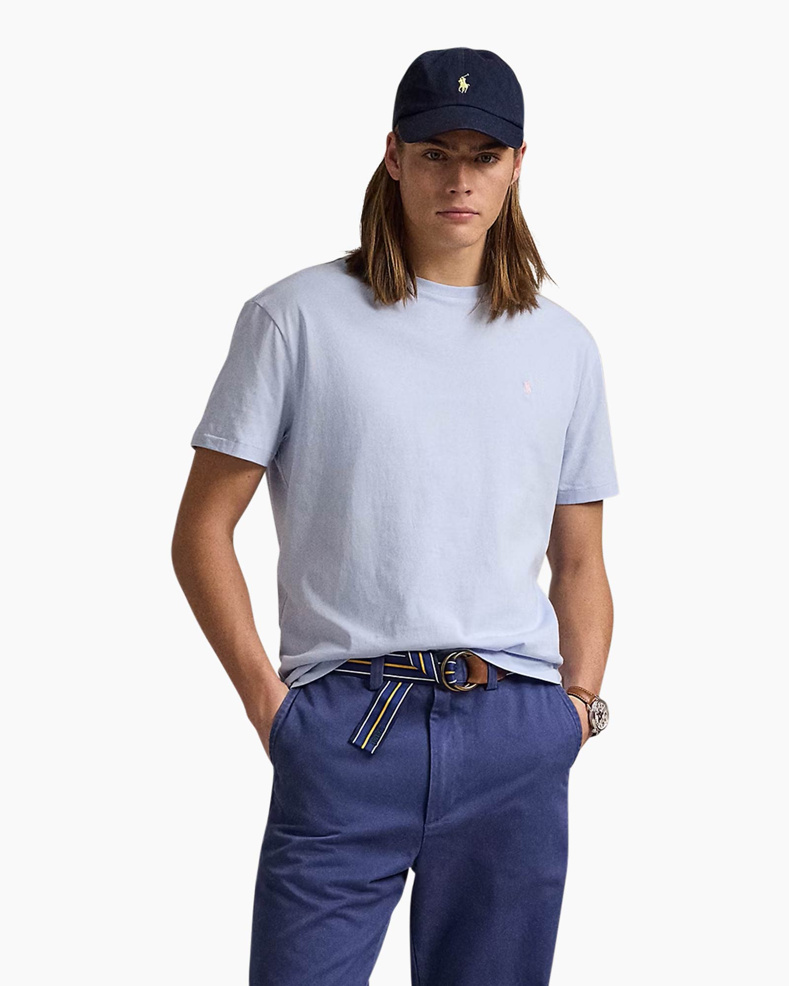 T-shirt Korte Mouw Jersey Sscncmslm2 Licht Blauw