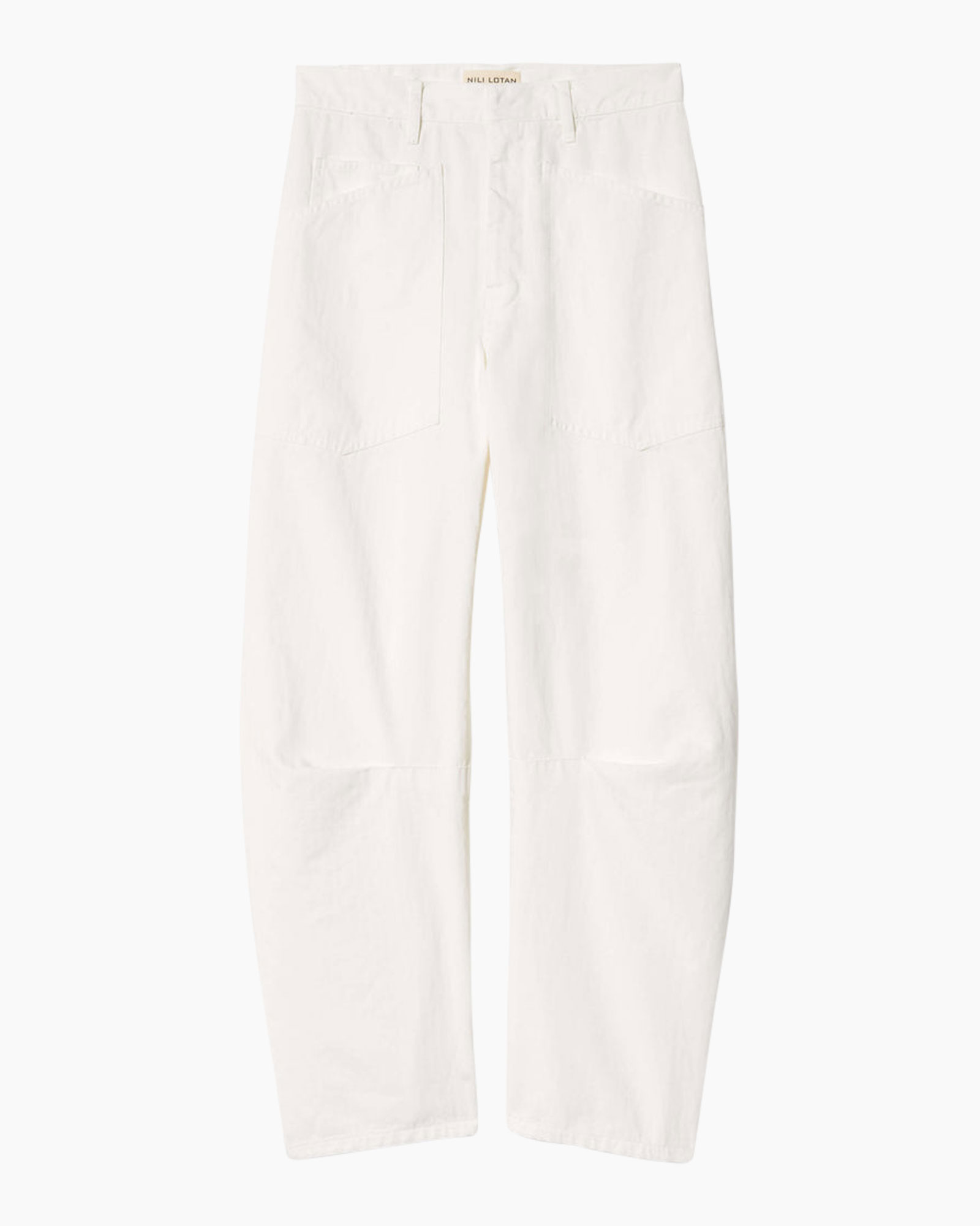 pants, white, trousers, linen-look, front-pocket