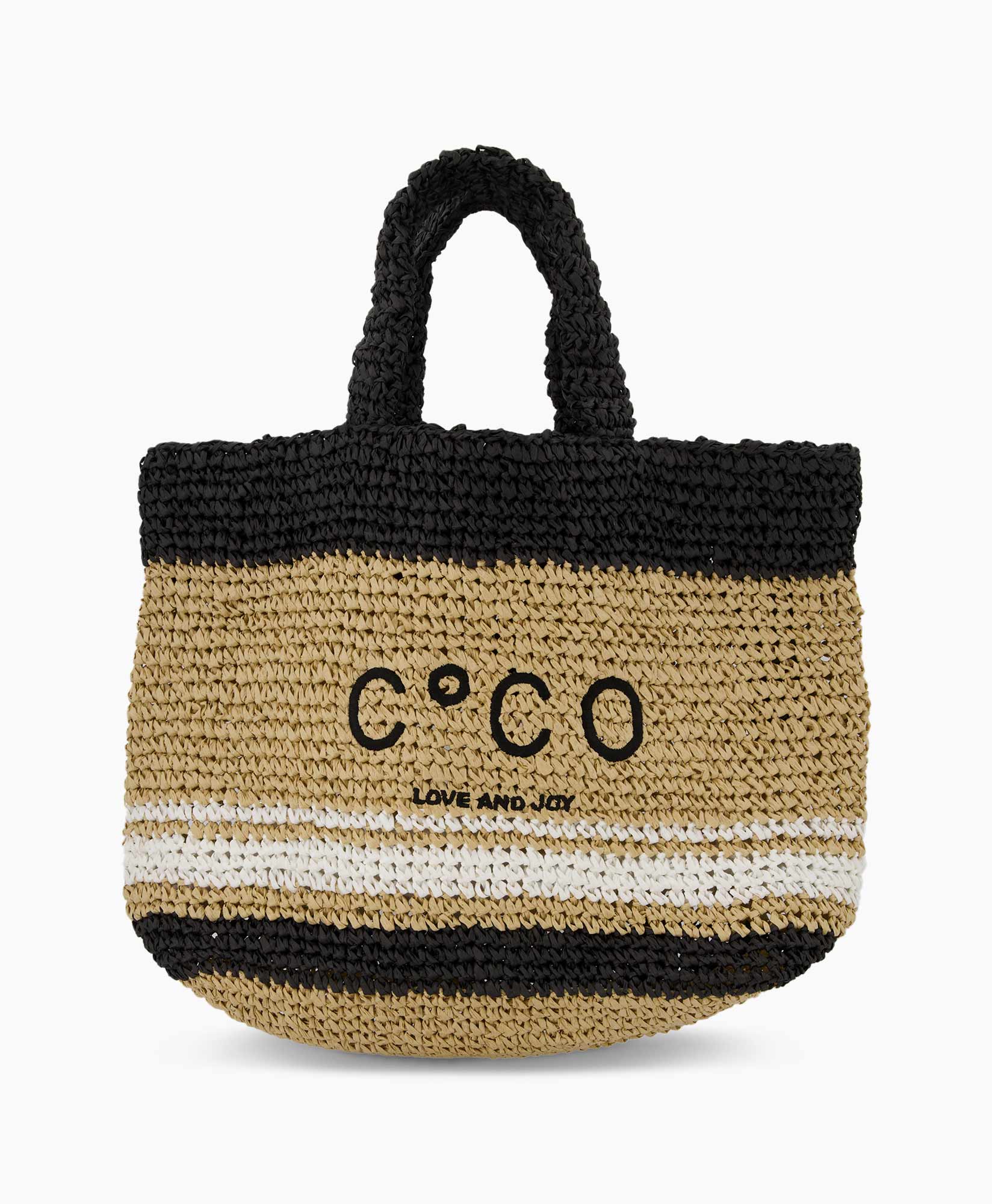 Shopper Coco Straw Beige