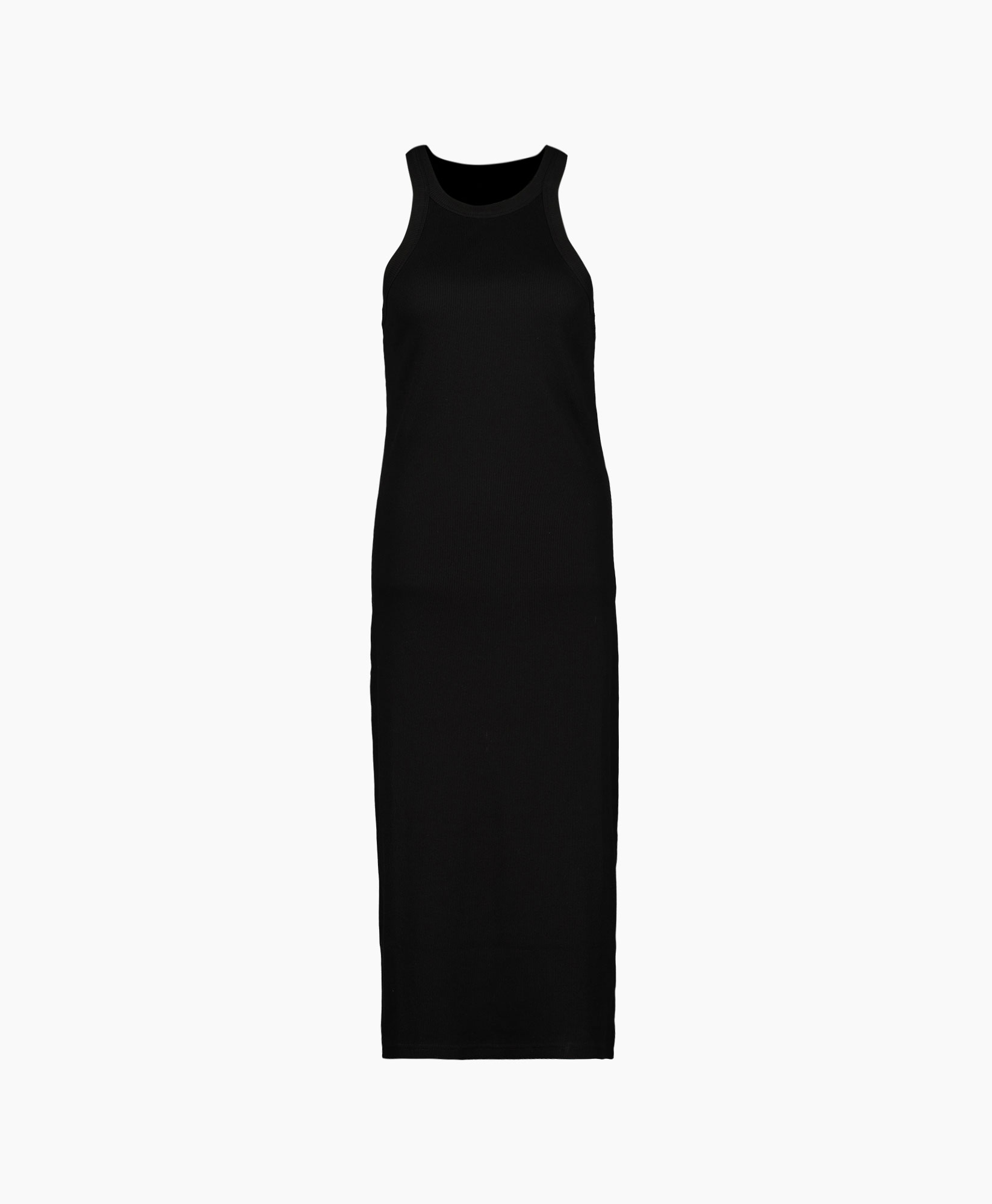 Closed Midi Jurk Tank Dress Zwart