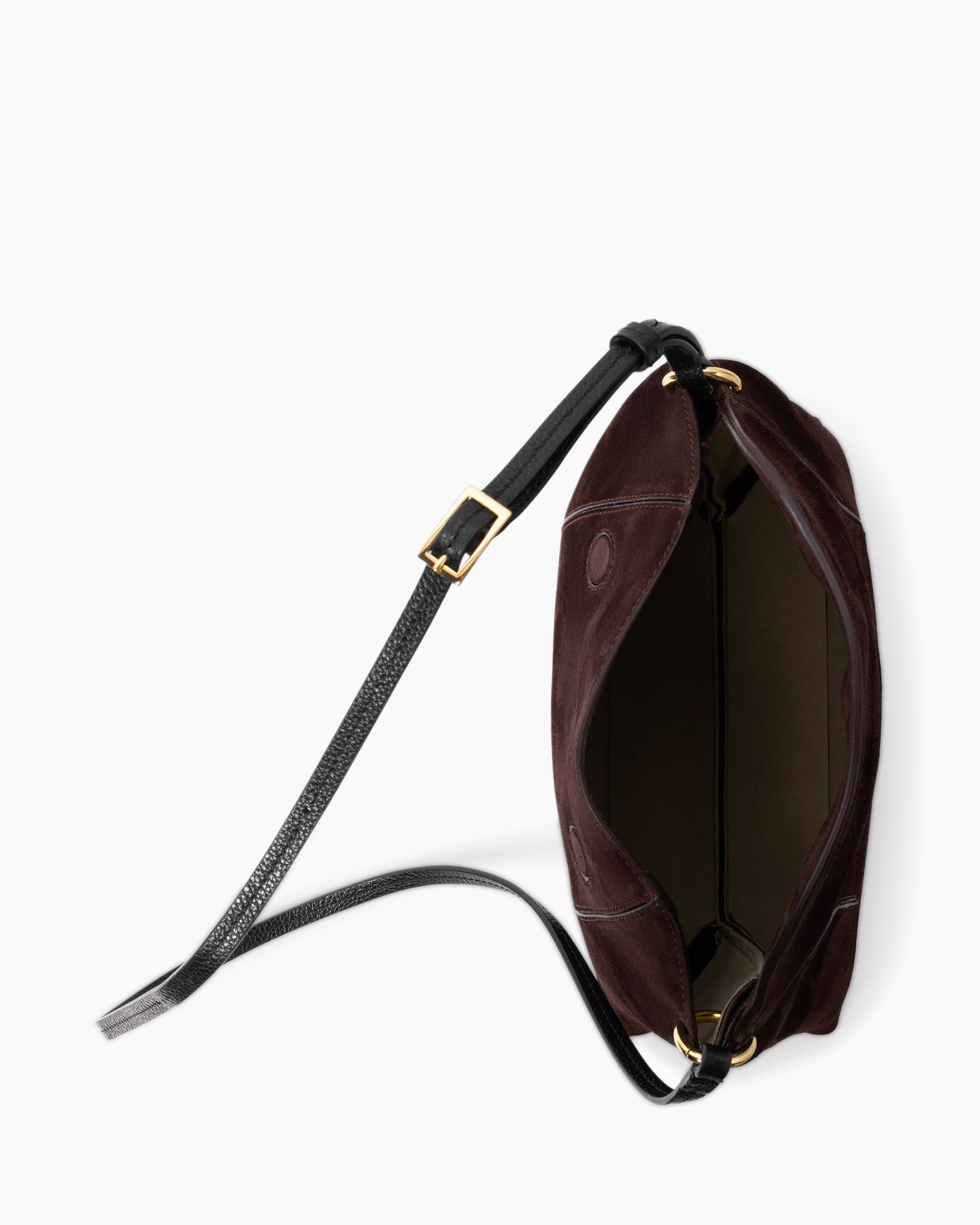 Crossbody Tas Penelope Slouch Donker Bruin