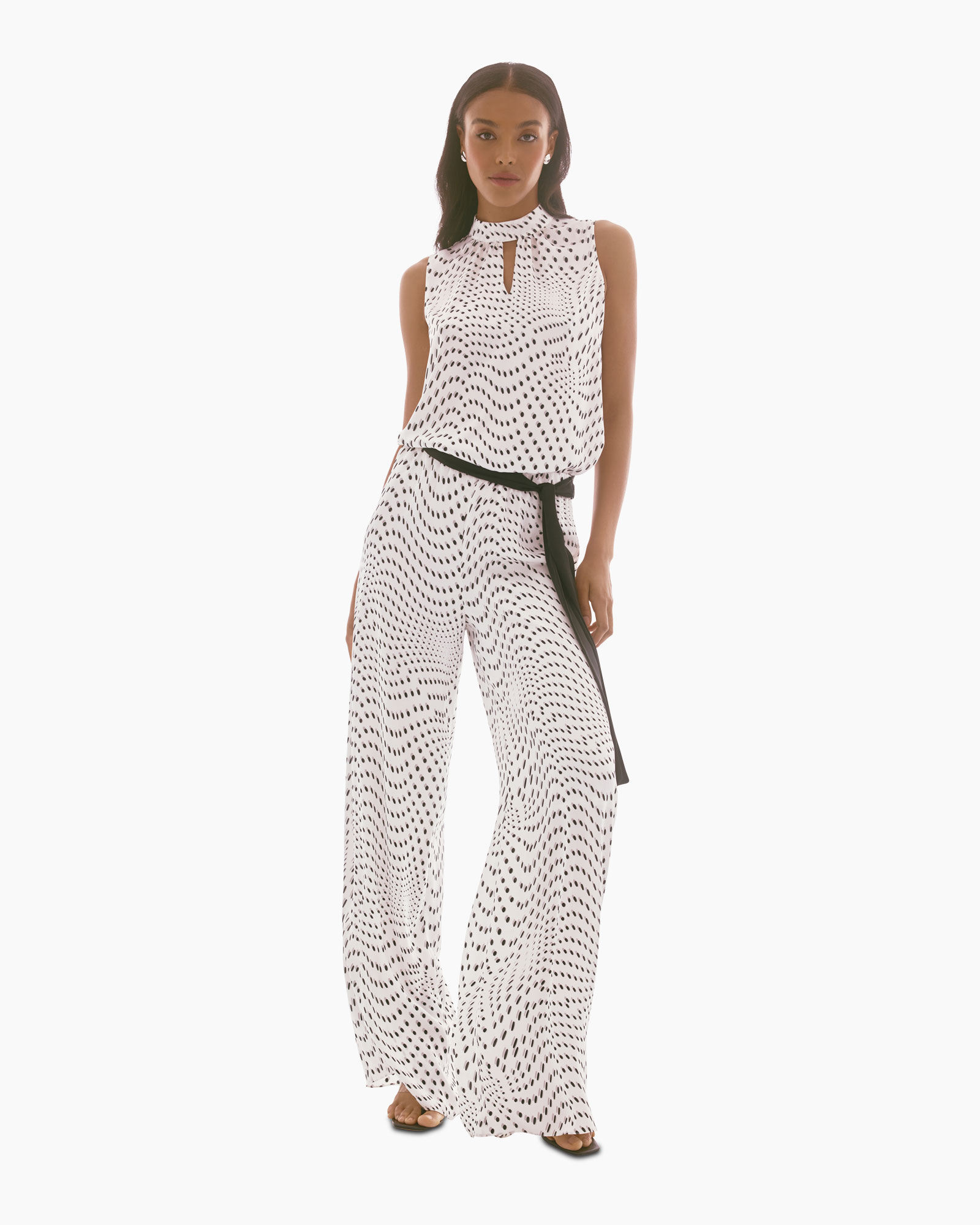 Pantalon Print Vanille