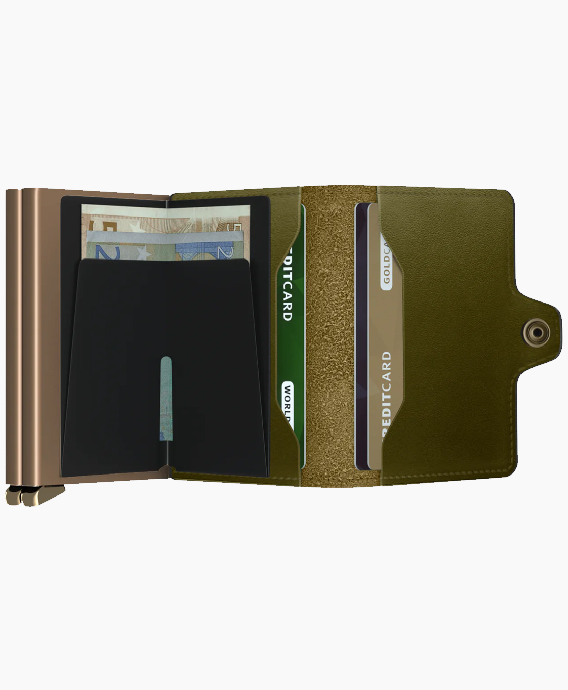 Secrid Diversen Premium Twinwallet Dusk Olive Groen